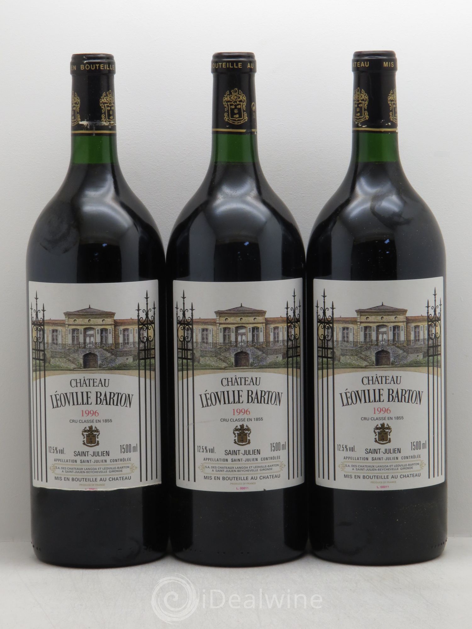 Château Léoville Barton 2ème Grand Cru Classé 1996 - Lot de 6 magnums - 2