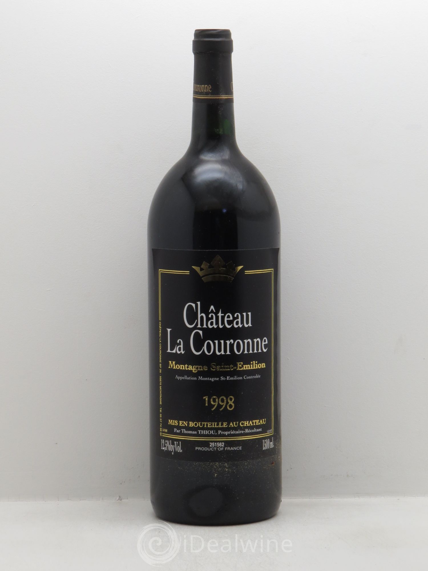 Château la Couronne 1998 - Lot de 1 magnum - 0