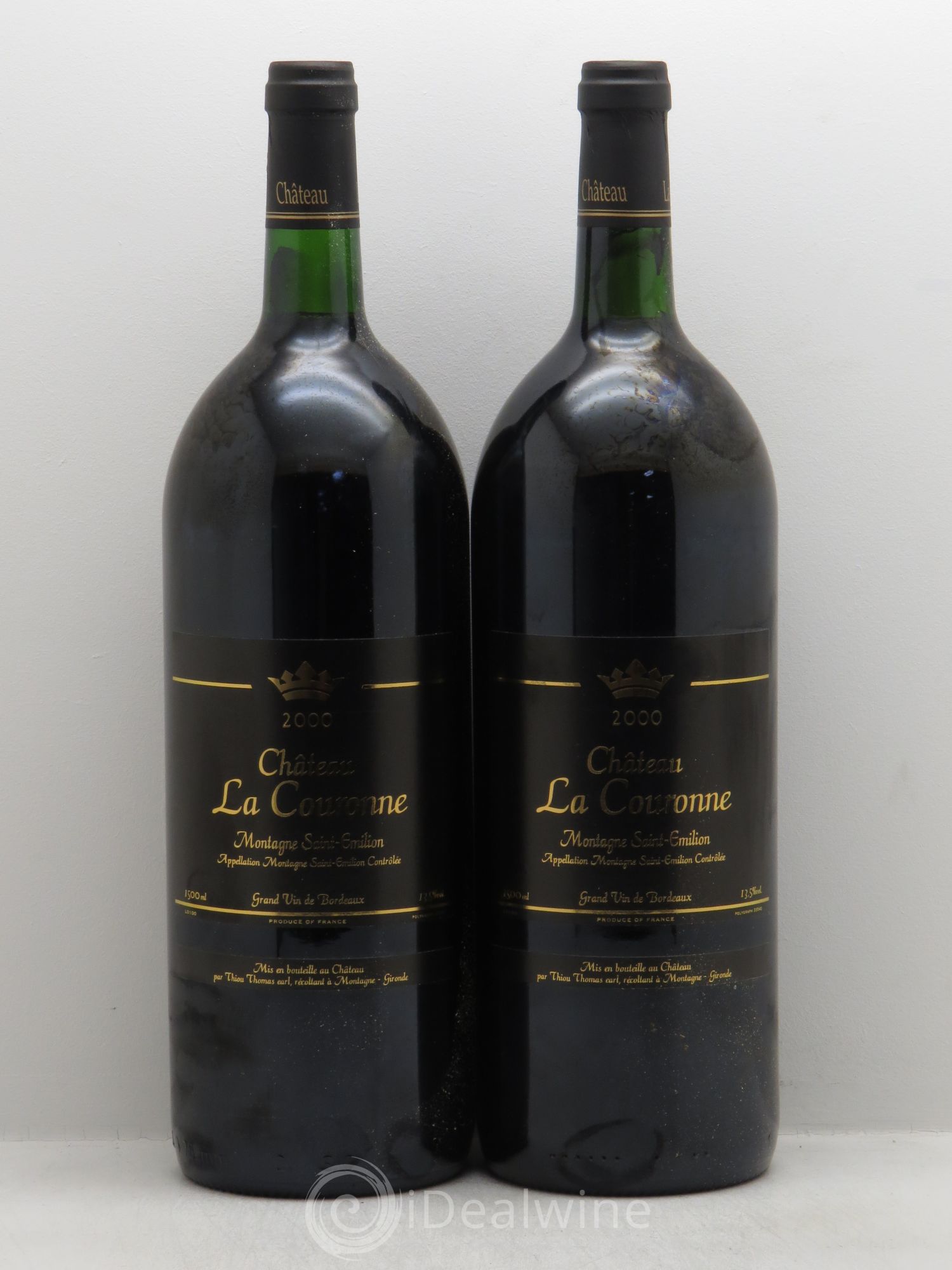 Château la Couronne 2000 - Lot de 2 magnums - 0
