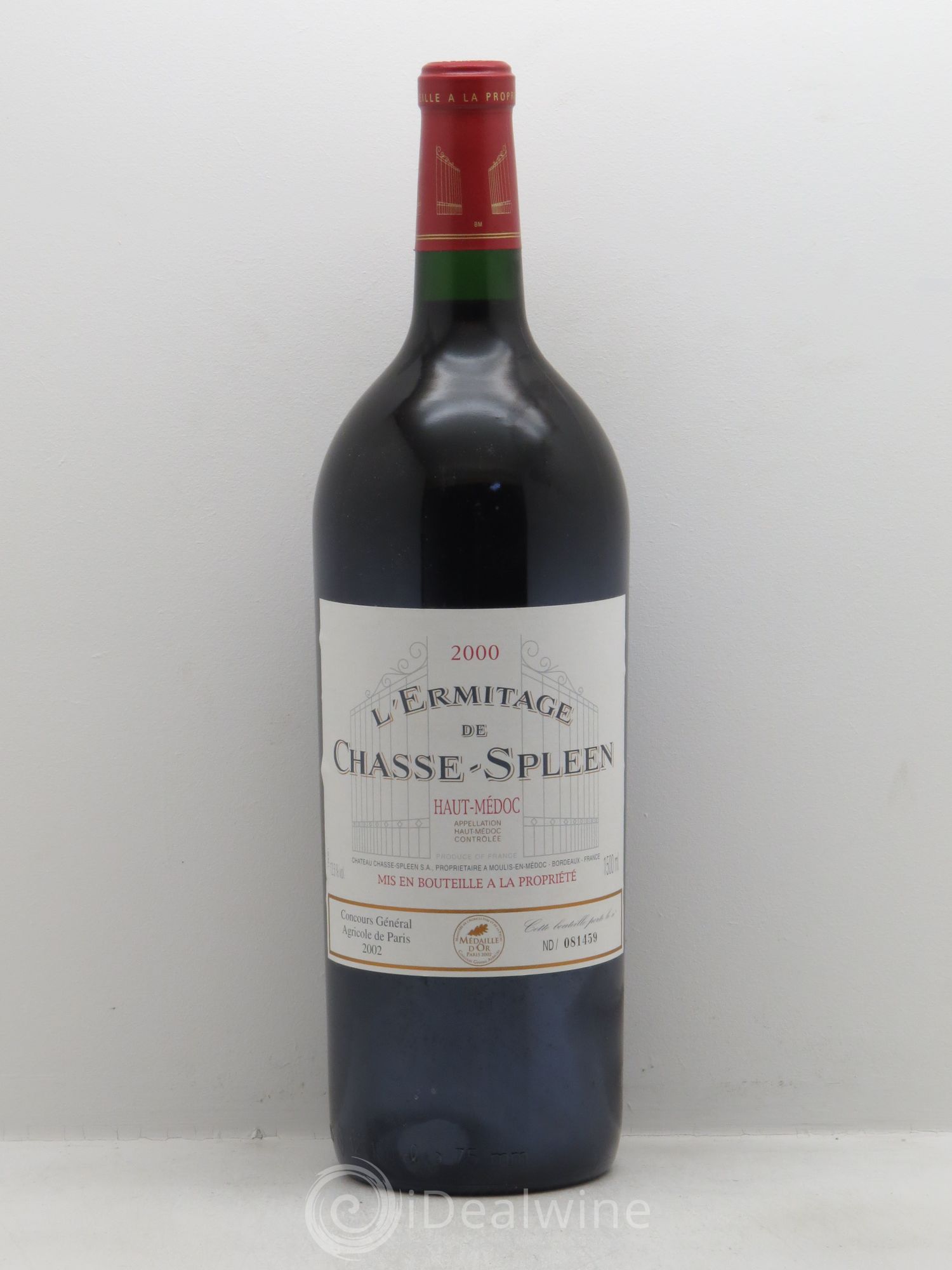Héritage (Ermitage) de Chasse Spleen 2000 - Lot de 6 magnums - 0