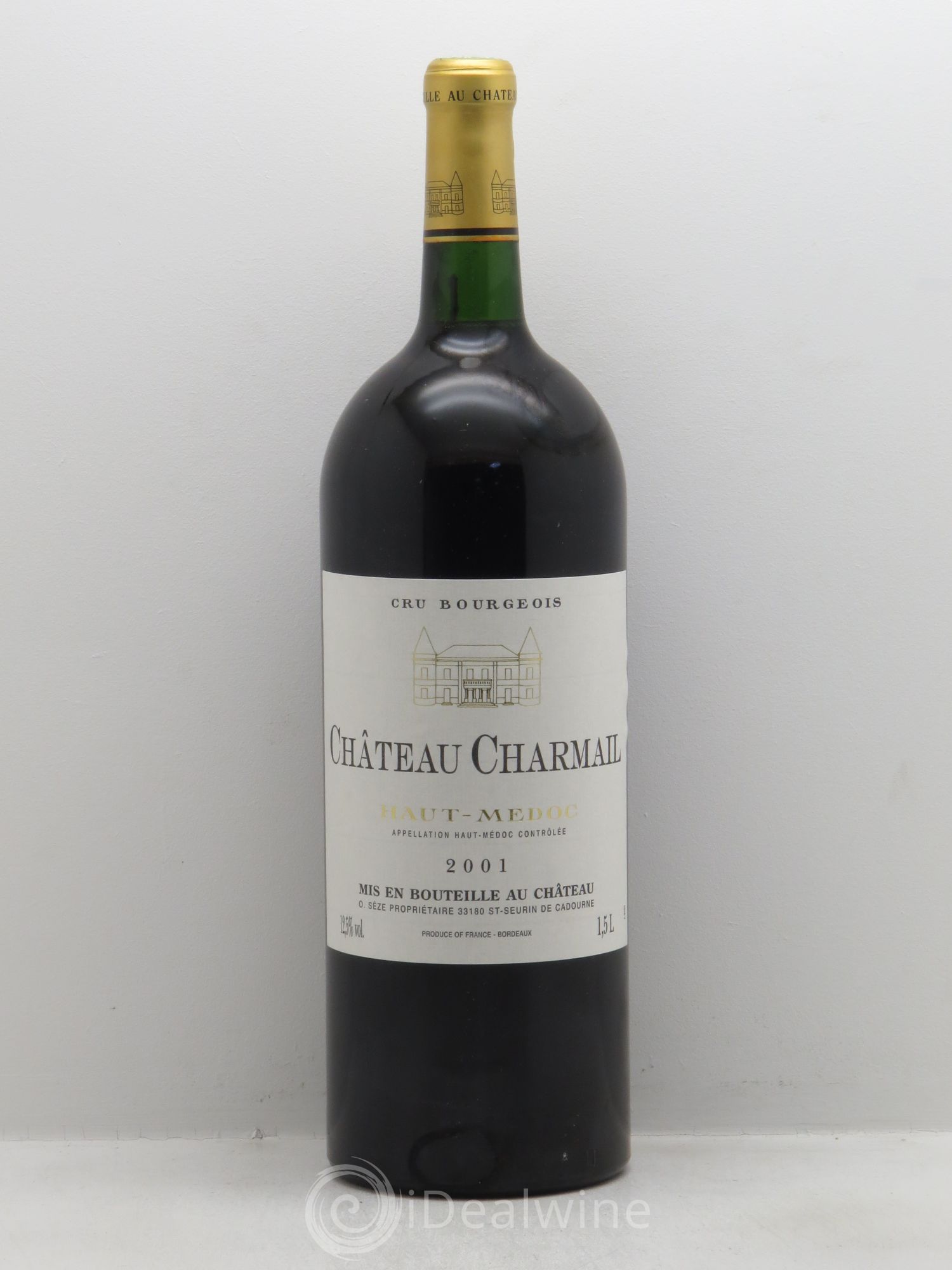 Château Charmail Cru Bourgeois 2001 - Lot de 6 magnums - 0