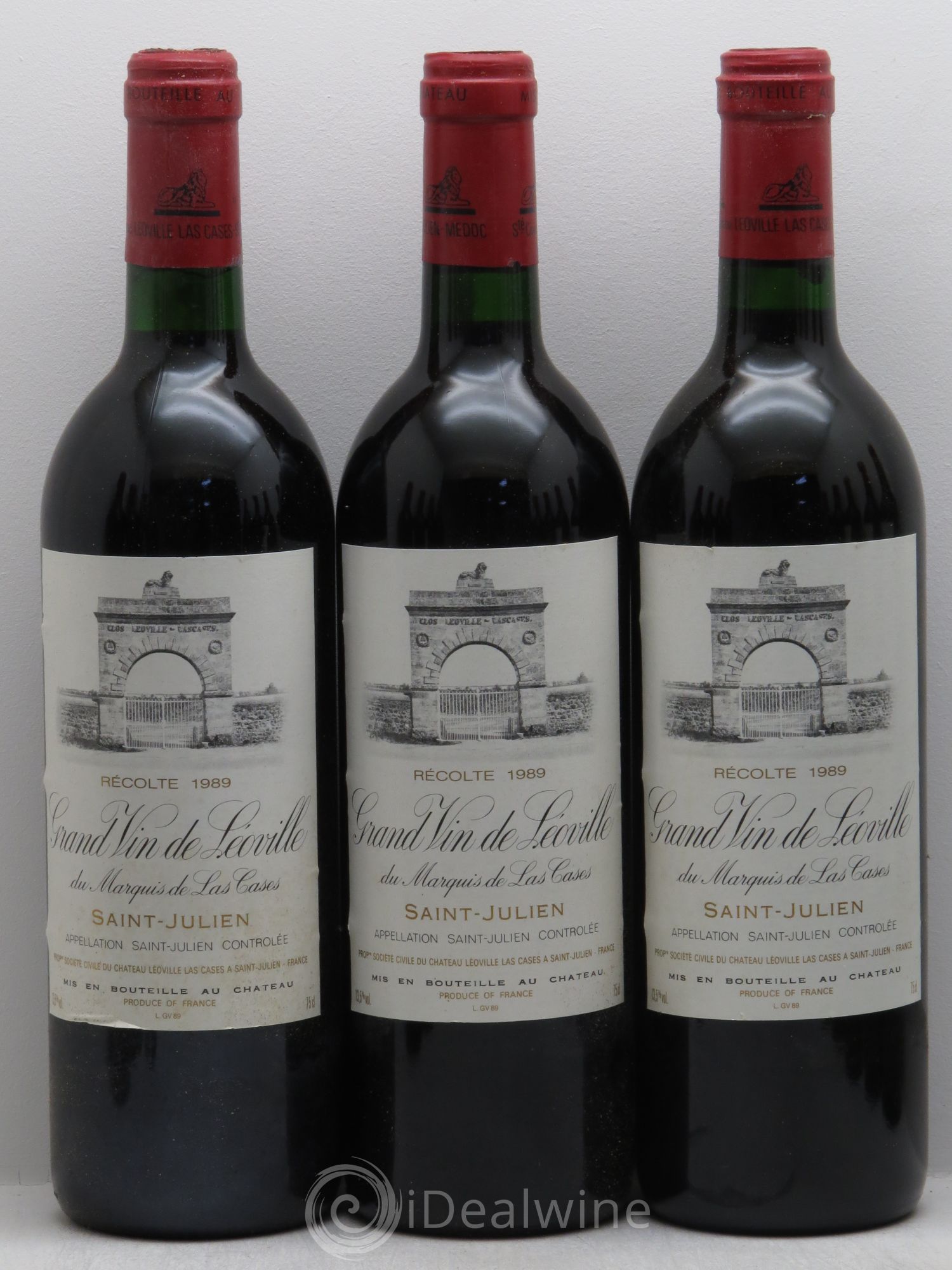 Château Léoville Las Cases 2ème Grand Cru Classé 1989 - Lot de 12 bouteilles - 1