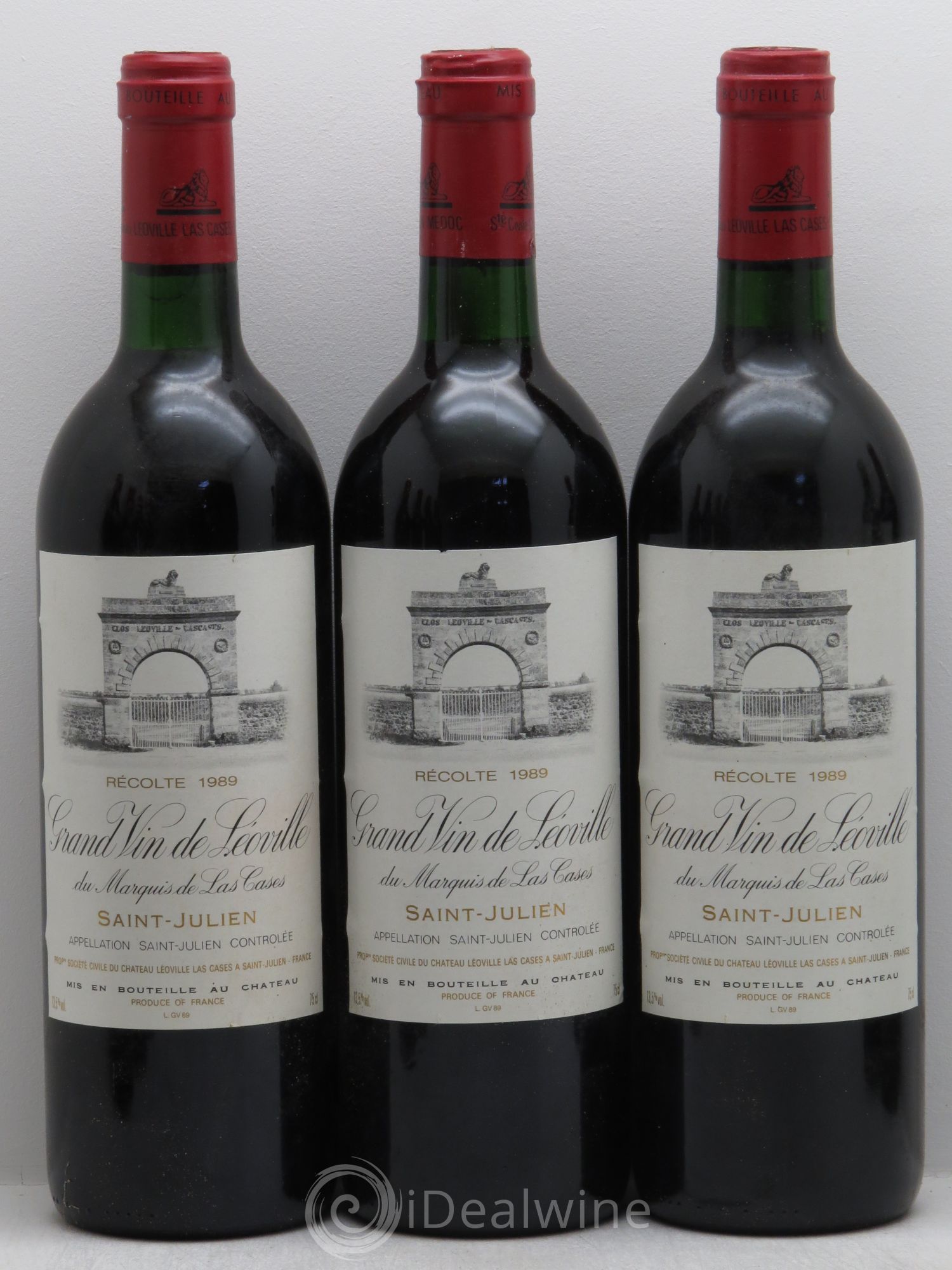 Château Léoville Las Cases 2ème Grand Cru Classé 1989 - Lot de 12 bouteilles - 2
