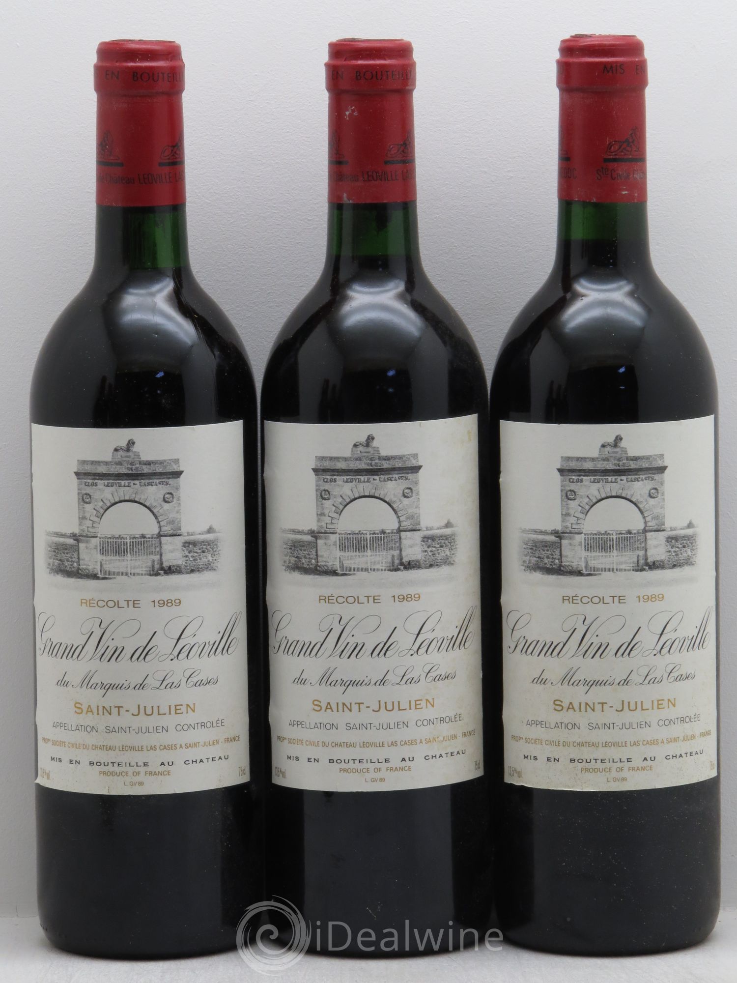 Château Léoville Las Cases 2ème Grand Cru Classé 1989 - Lot de 12 bouteilles - 3