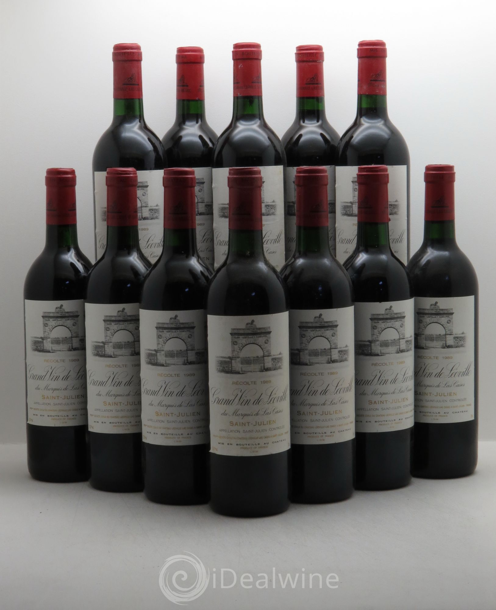 Château Léoville Las Cases 2ème Grand Cru Classé 1989 - Lot de 12 bouteilles - 0