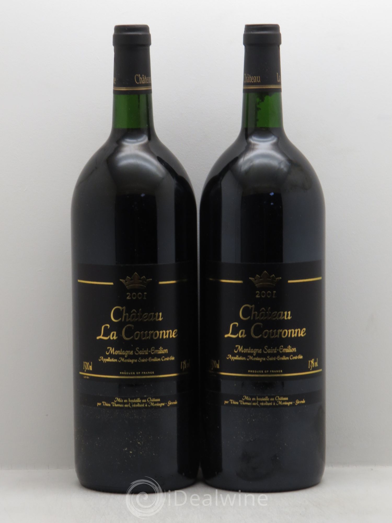 Château la Couronne 2001 - Lot de 2 magnums - 0