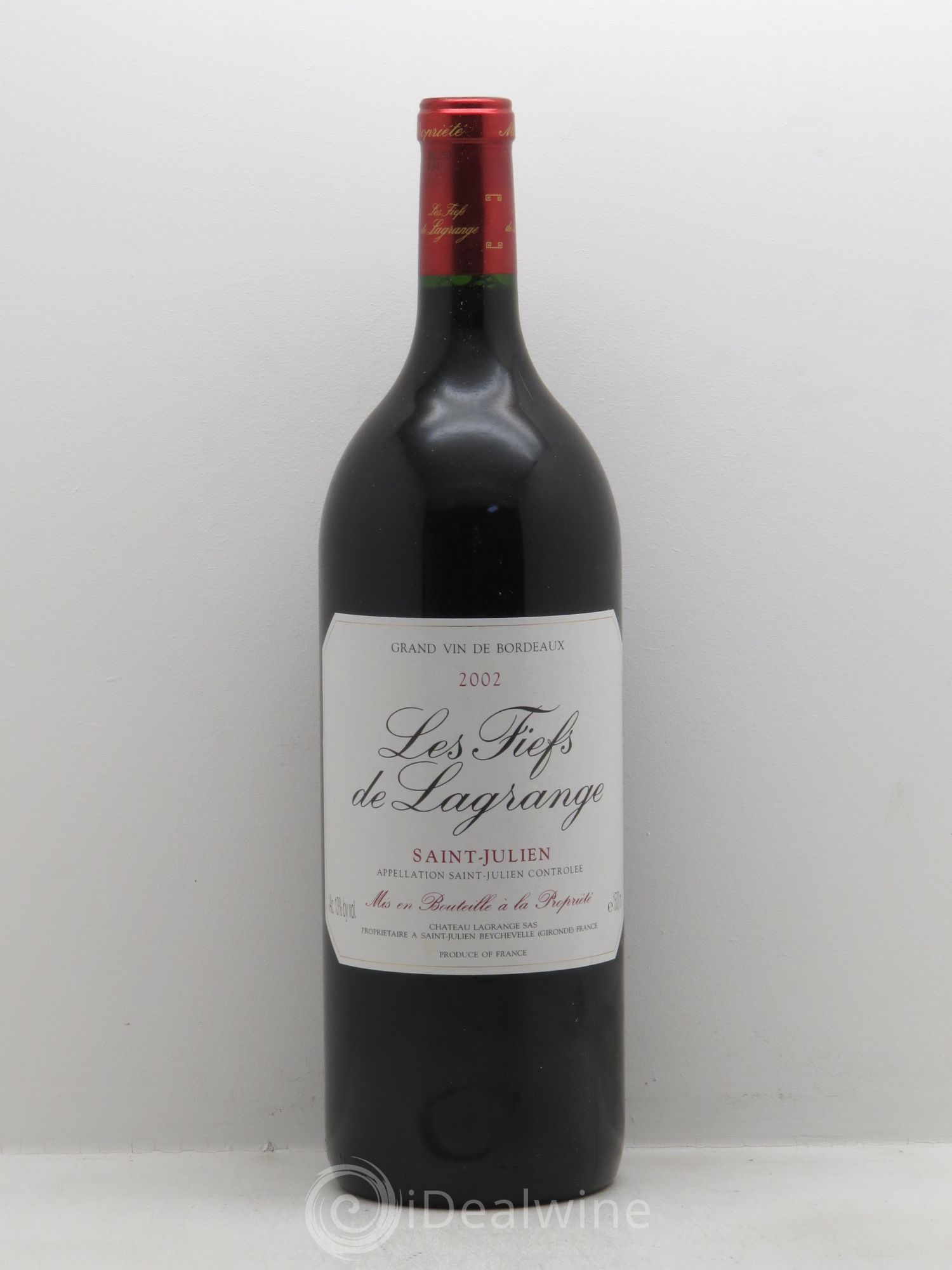 Les Fiefs de Lagrange Second Vin 2002 - Lot de 6 magnums - 0