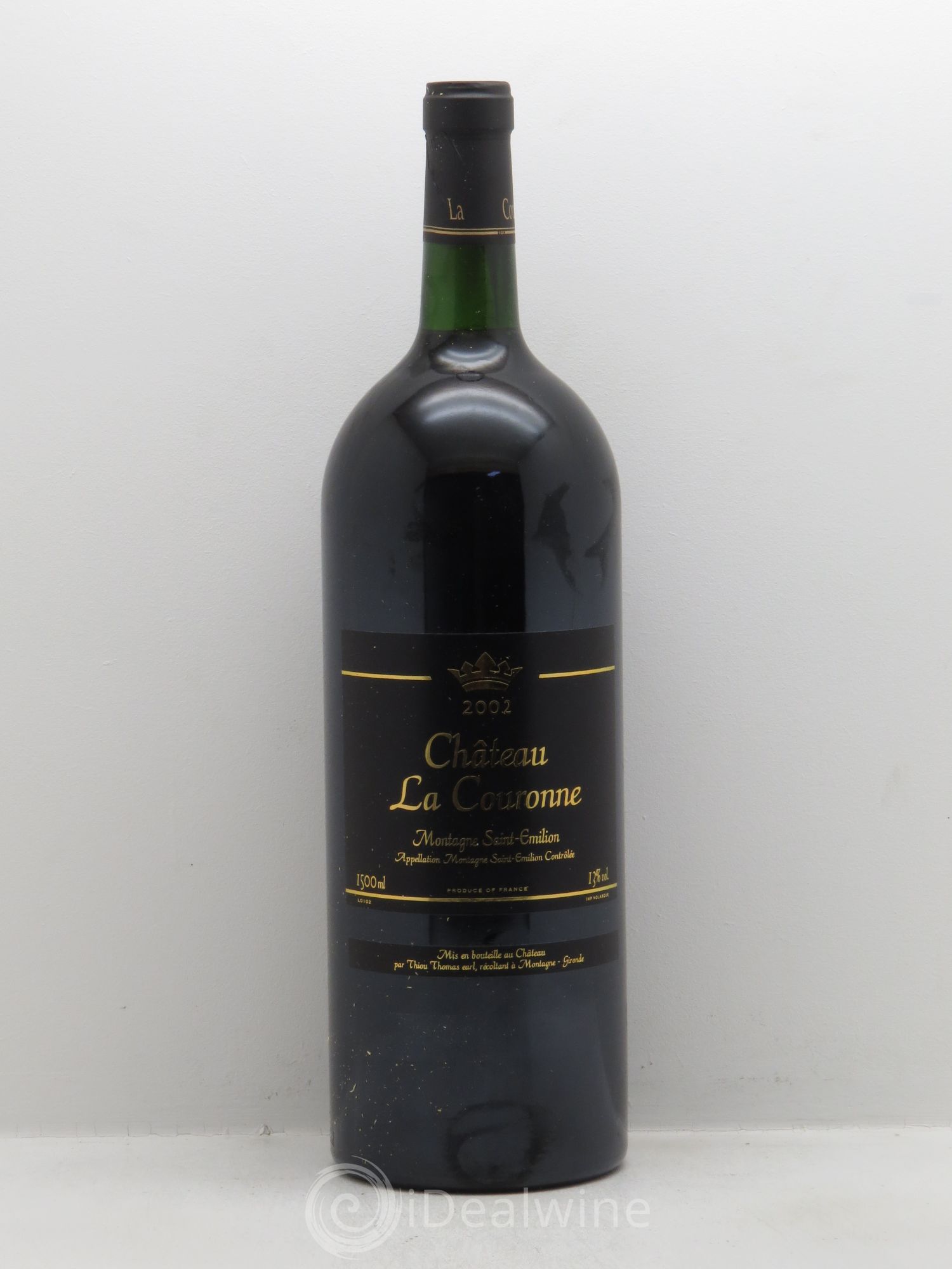 Montagne Saint-Émilion Château la Couronne (sans prix de réserve) 2002 - Posten von 6 Magnum - 0