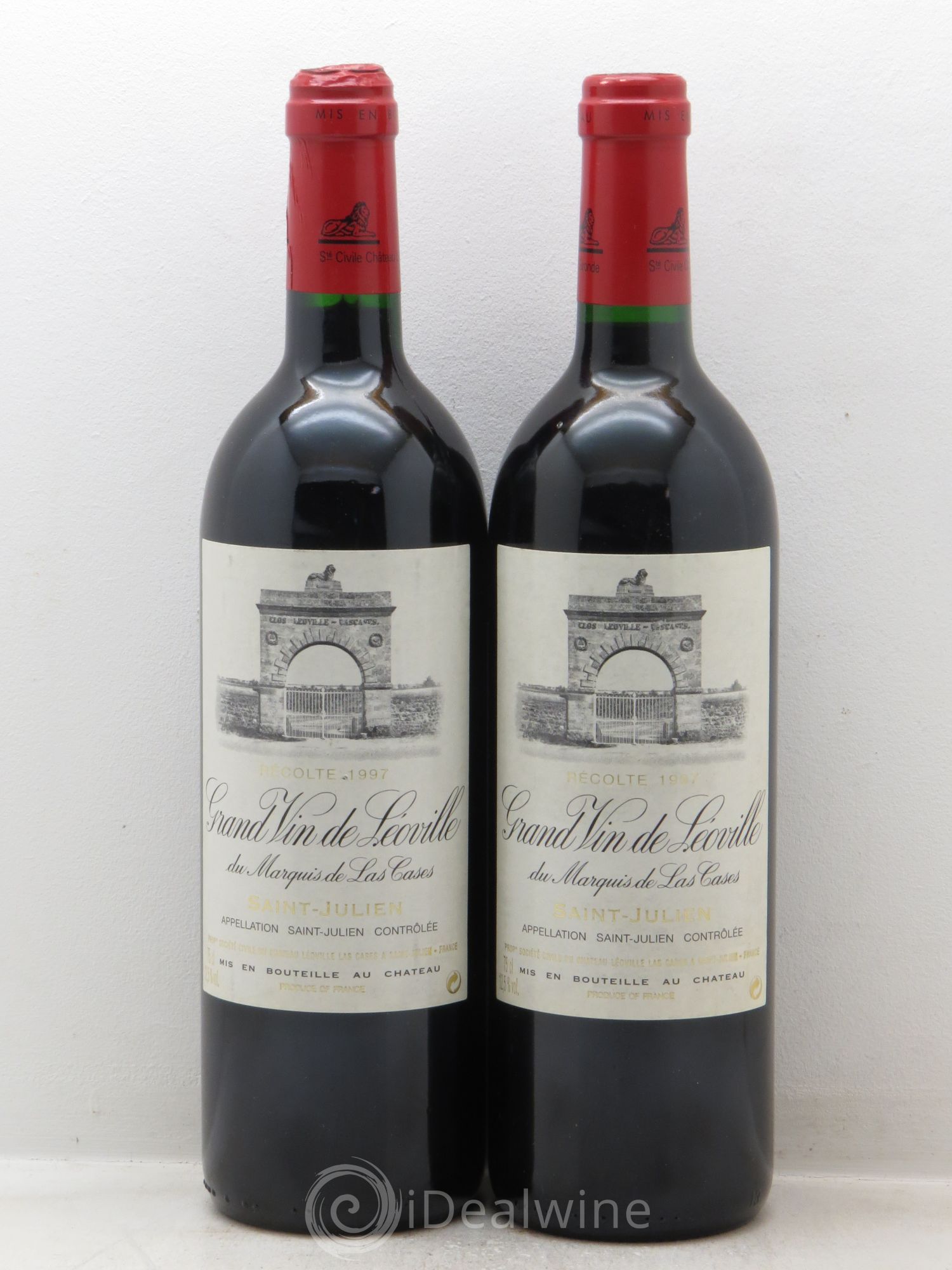Château Léoville Las Cases 2ème Grand Cru Classé 1997 - Lot de 2 bouteilles - 0