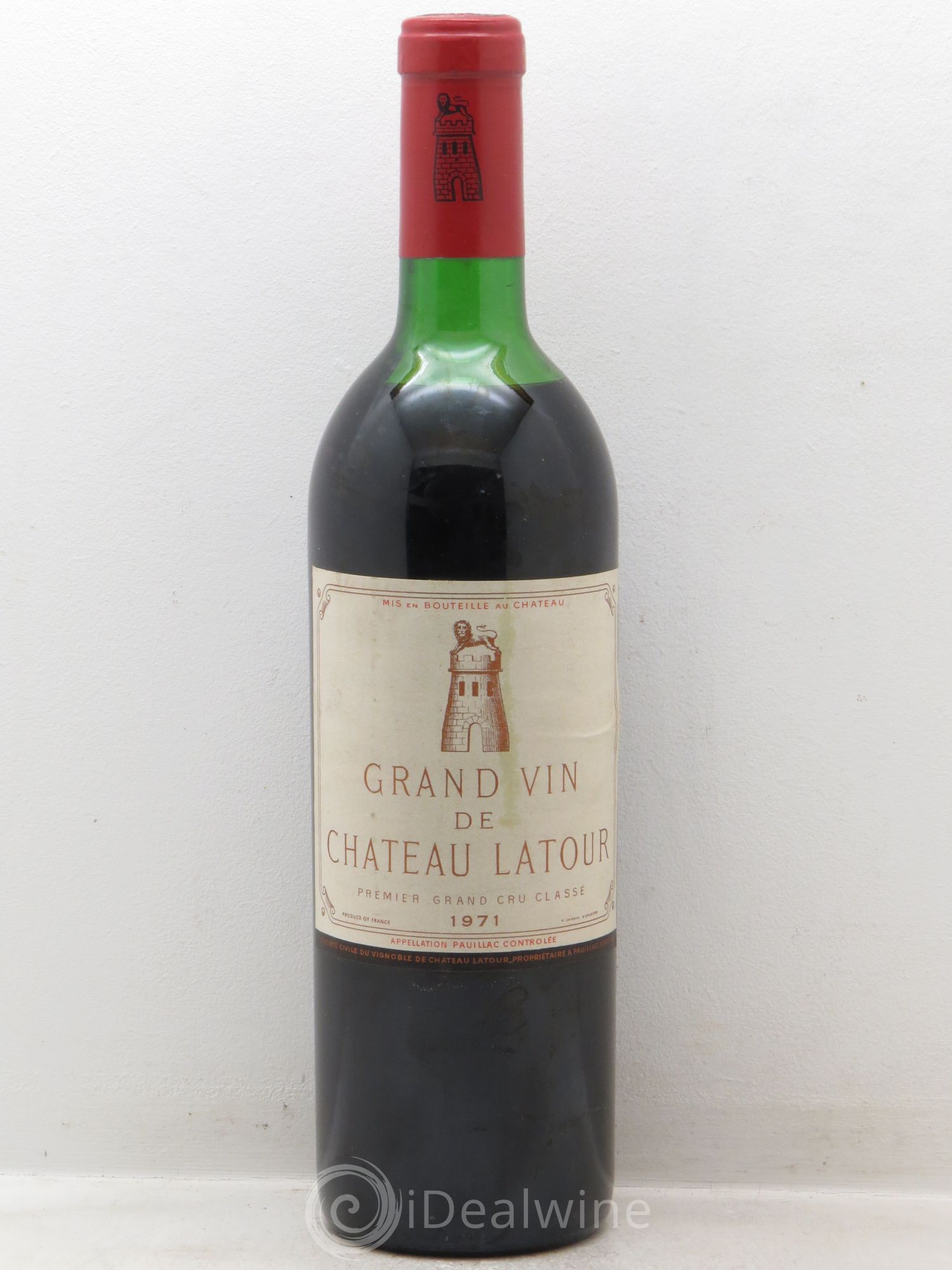 Château Latour 1er Grand Cru Classé 1971 - Lot de 1 bouteille - 0