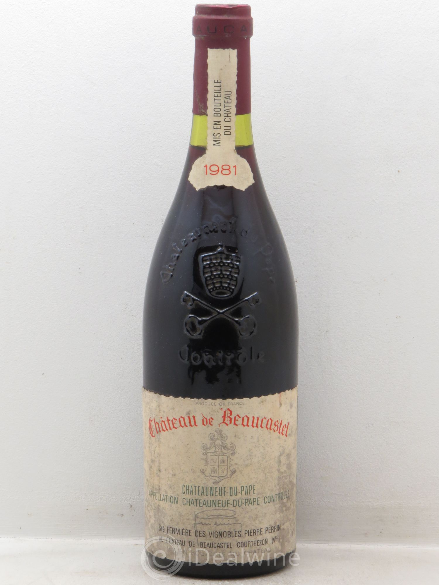 Châteauneuf-du-Pape Château de Beaucastel Famille Perrin 1981 - Lot de 1 bouteille - 0