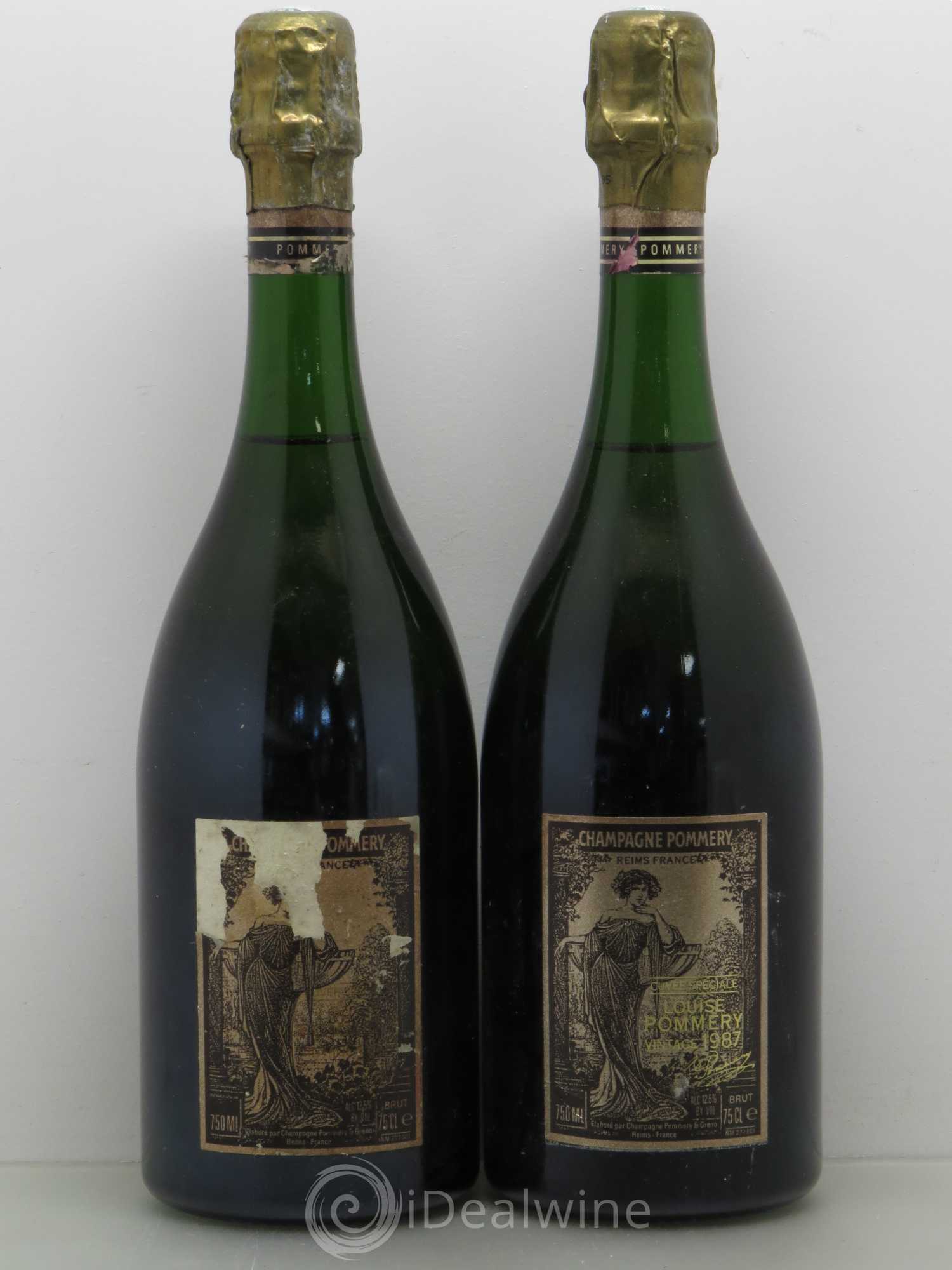 Cuvée Louise Pommery 1987 - Lot de 2 bouteilles - 0
