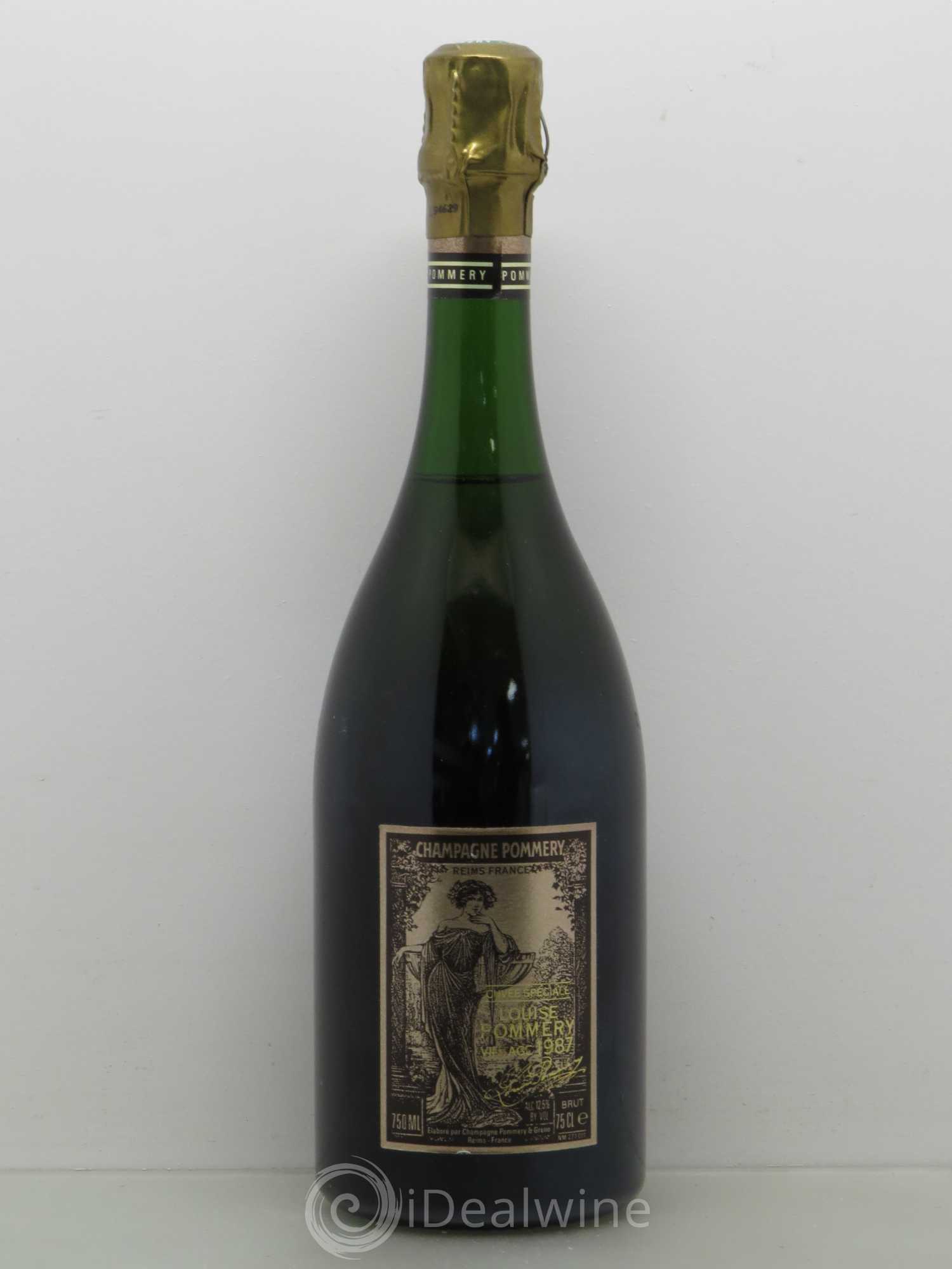 Cuvée Louise Pommery 1987 - Lot de 1 bouteille - 0