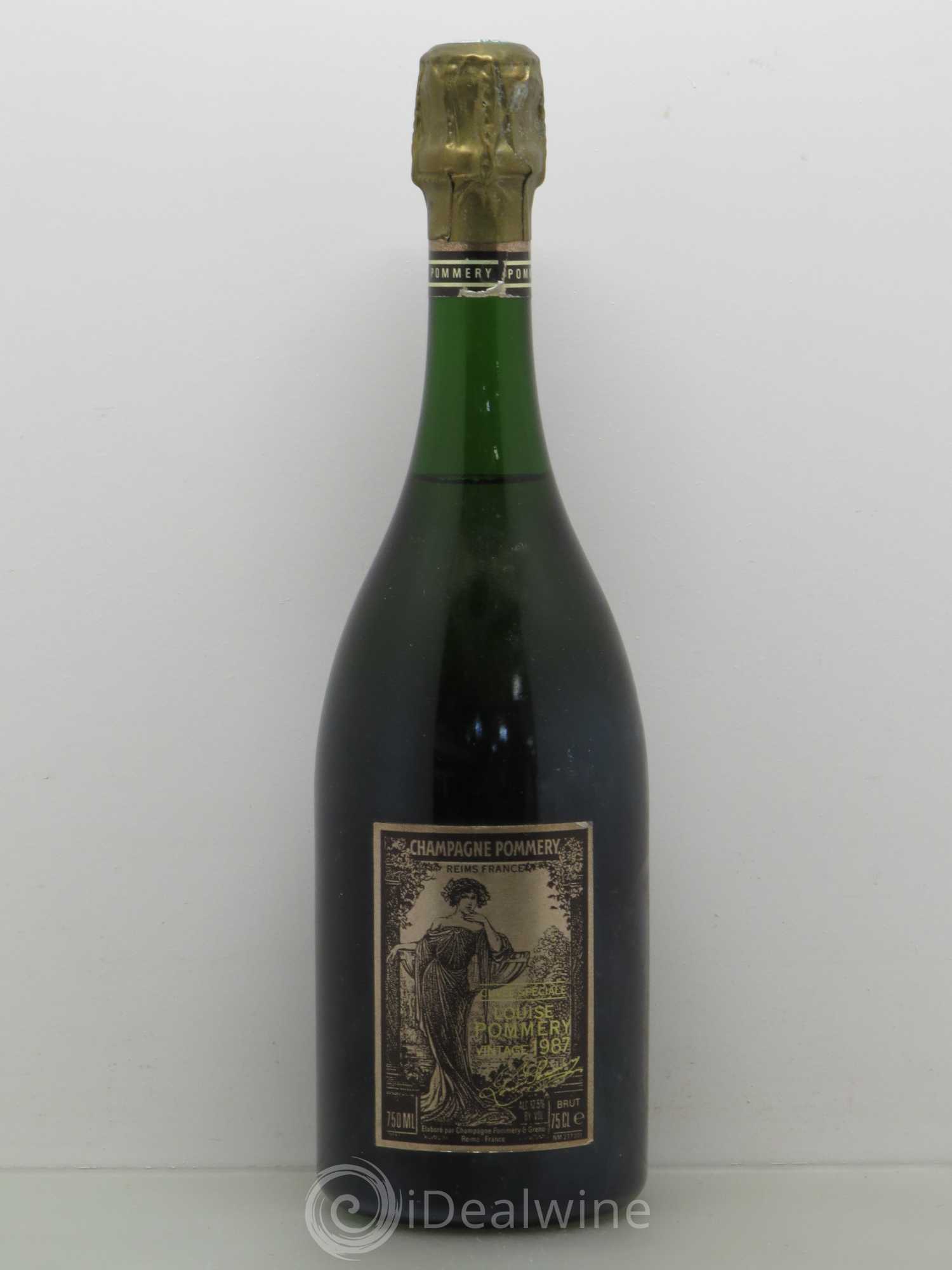 Cuvée Louise Pommery 1987 - Lot de 1 bouteille - 0