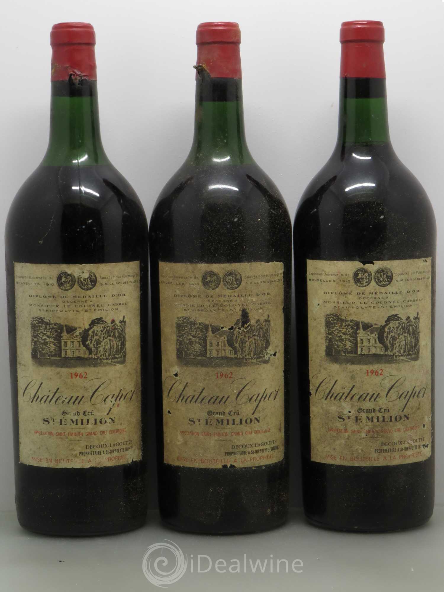 Saint-Émilion Château Capet (sans prix de réserve) 1962 - Posten von 3 Magnum - 0