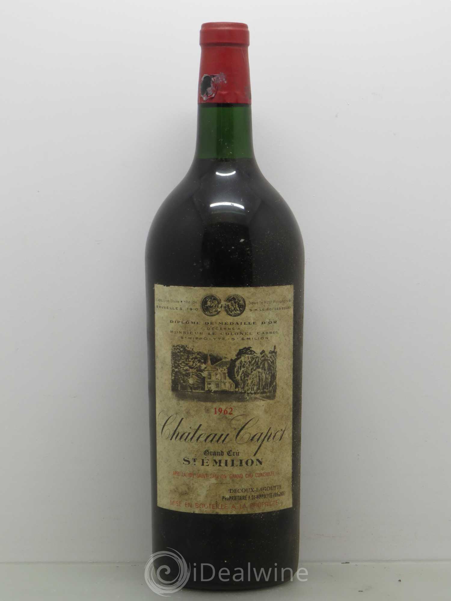 Saint-Émilion Château Capet 1962 - Lot de 1 magnum - 0