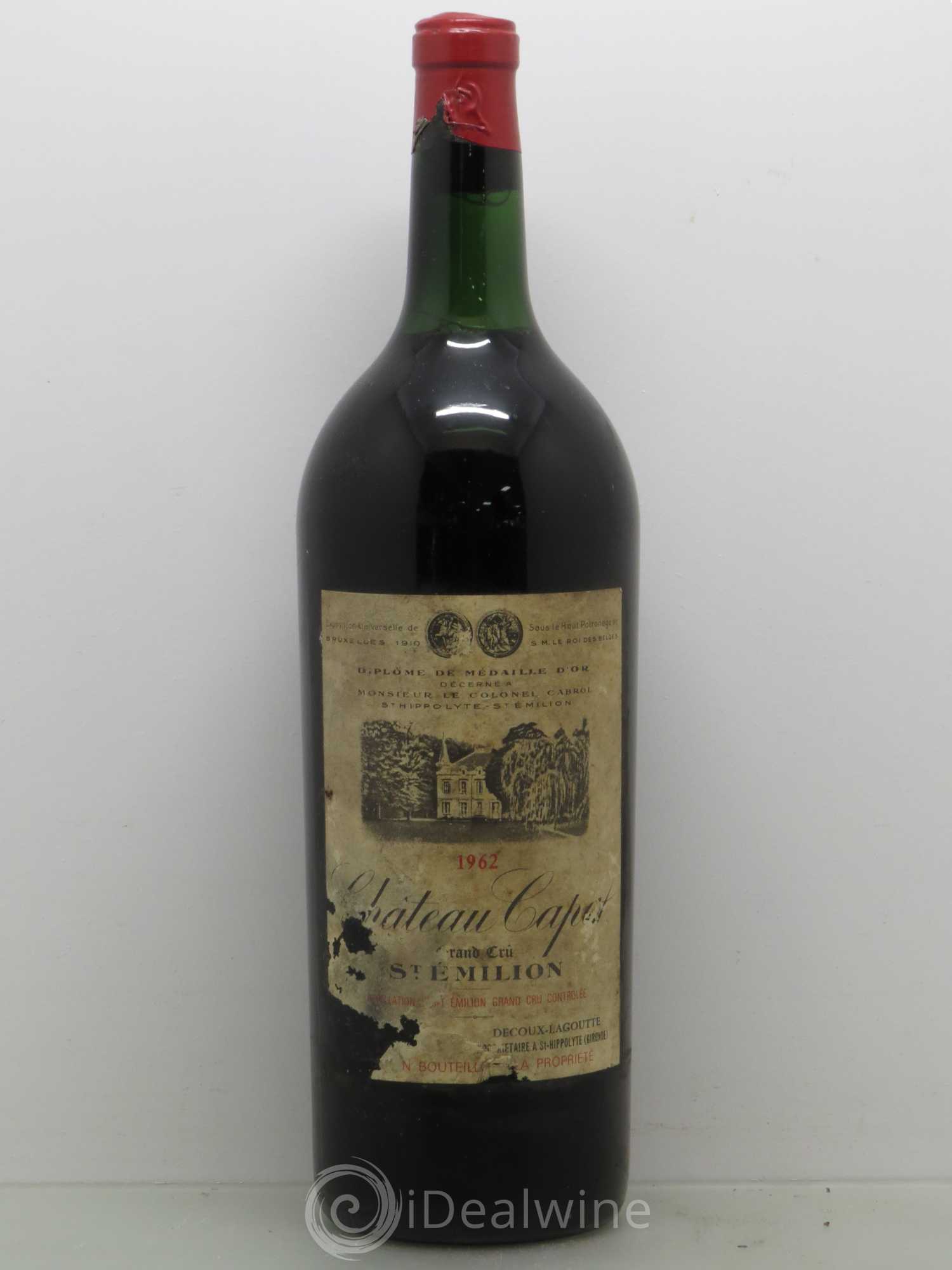 Saint-Émilion Château Capet 1962 - Lot de 1 magnum - 0