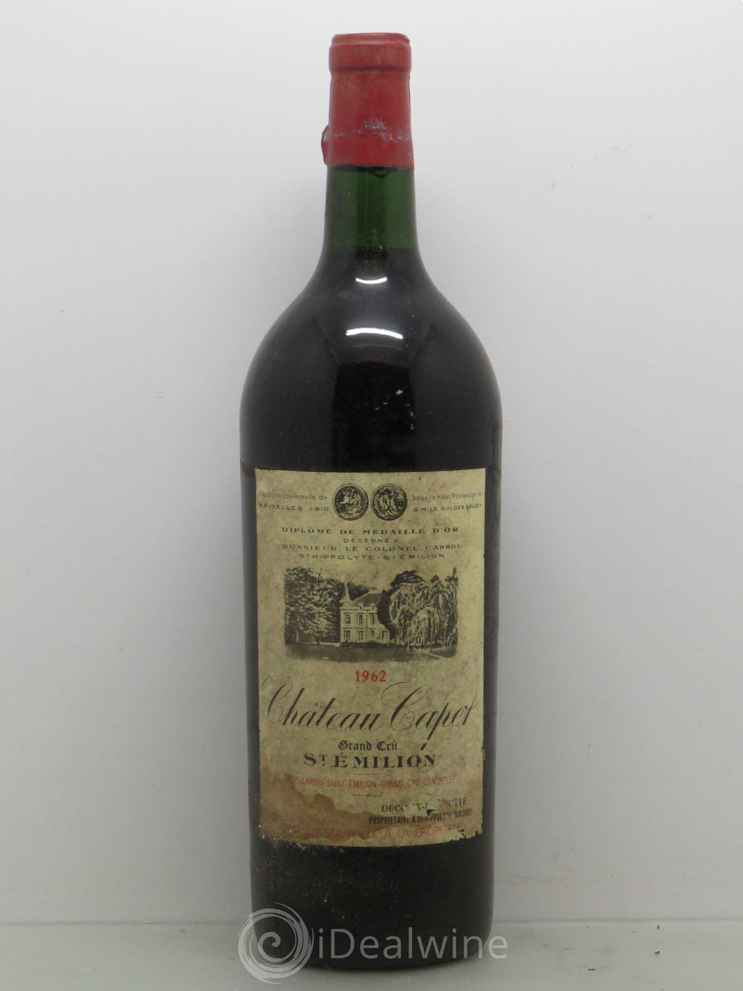 Saint-Émilion Château Capet 1962 - Lot de 1 magnum - 0