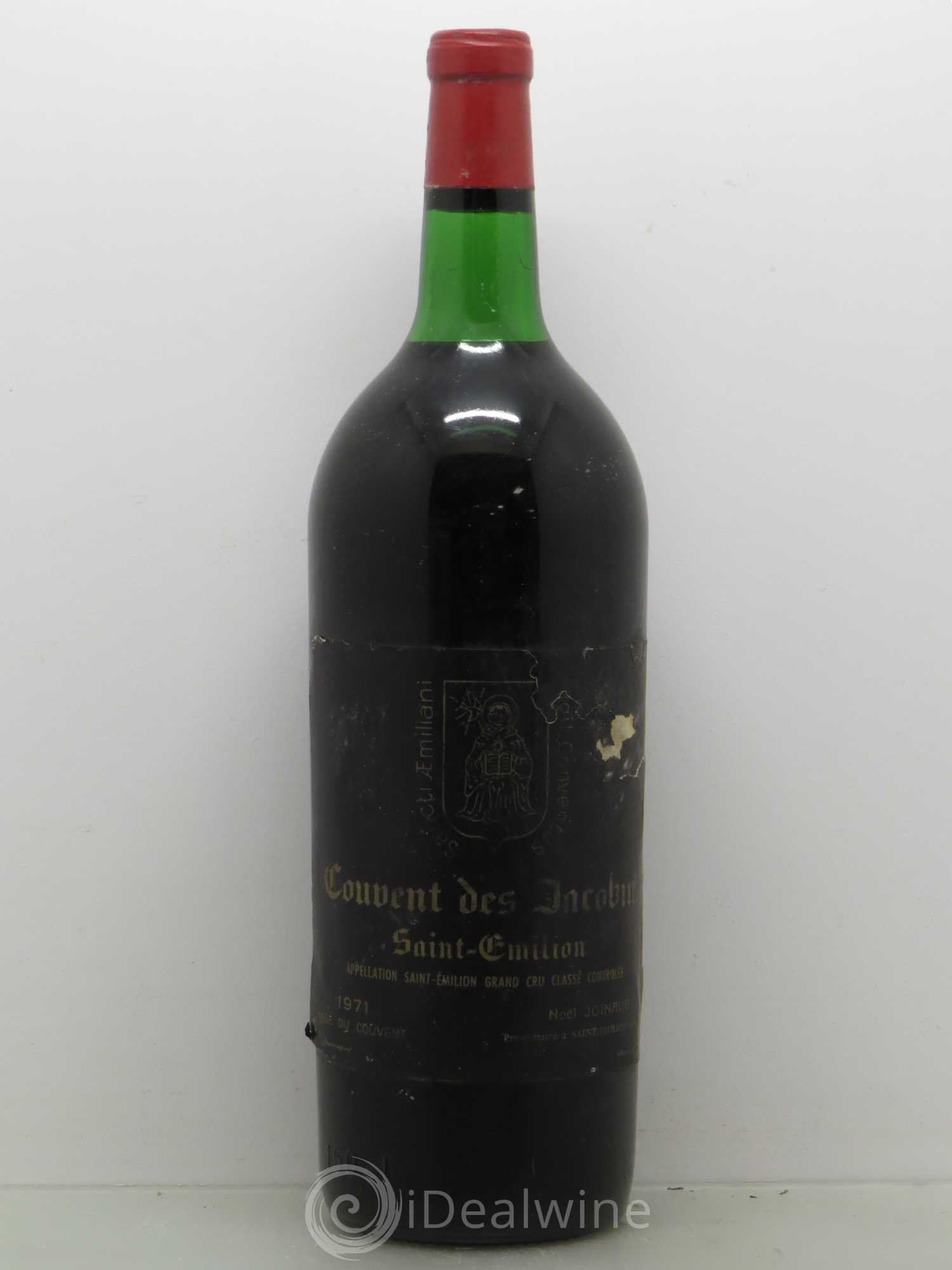 Château Couvent des Jacobins Grand Cru Classé 1971 - Lot de 1 magnum - 0