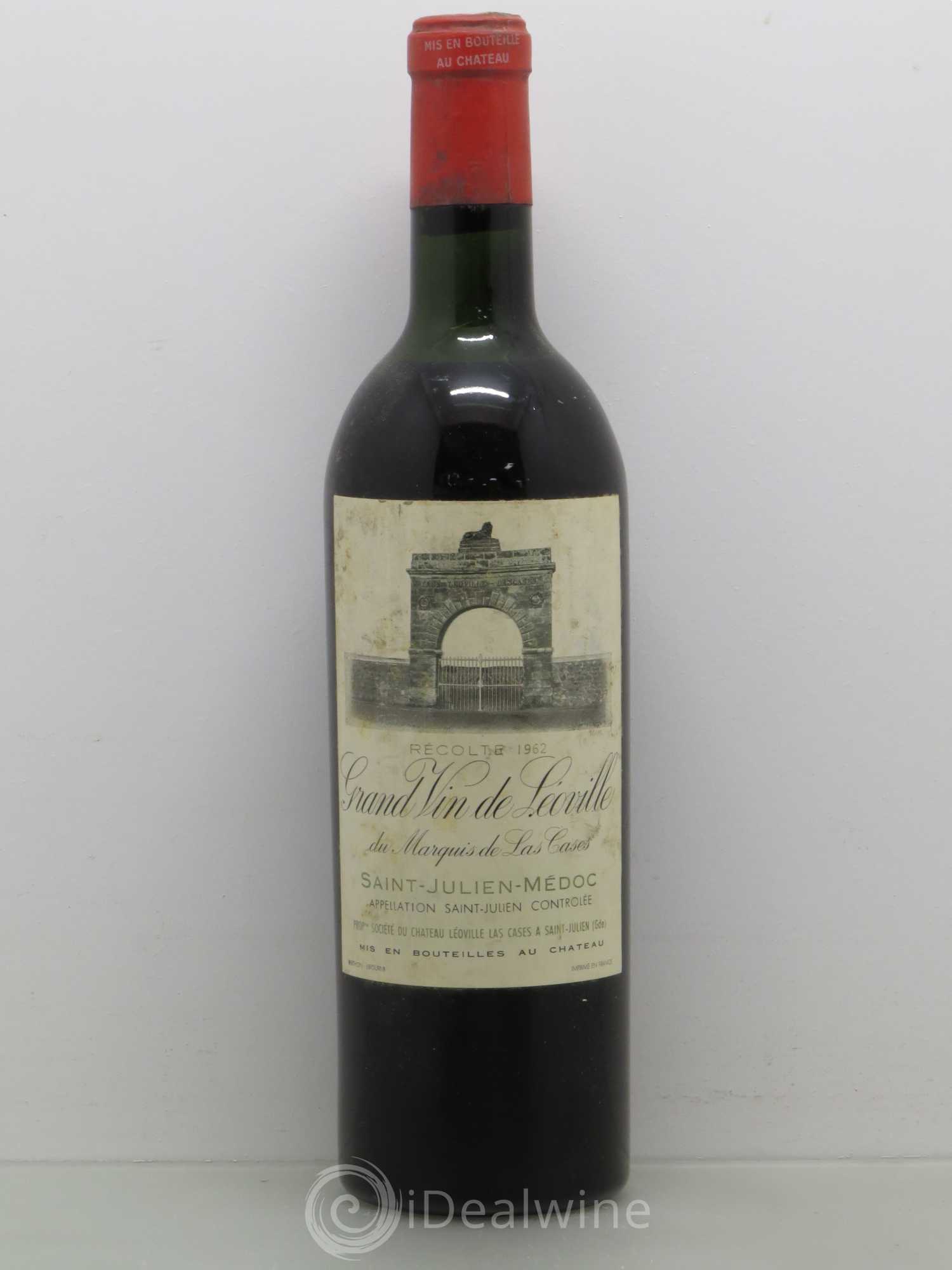 Château Léoville Las Cases 2ème Grand Cru Classé 1962 - Lot de 1 bouteille - 0