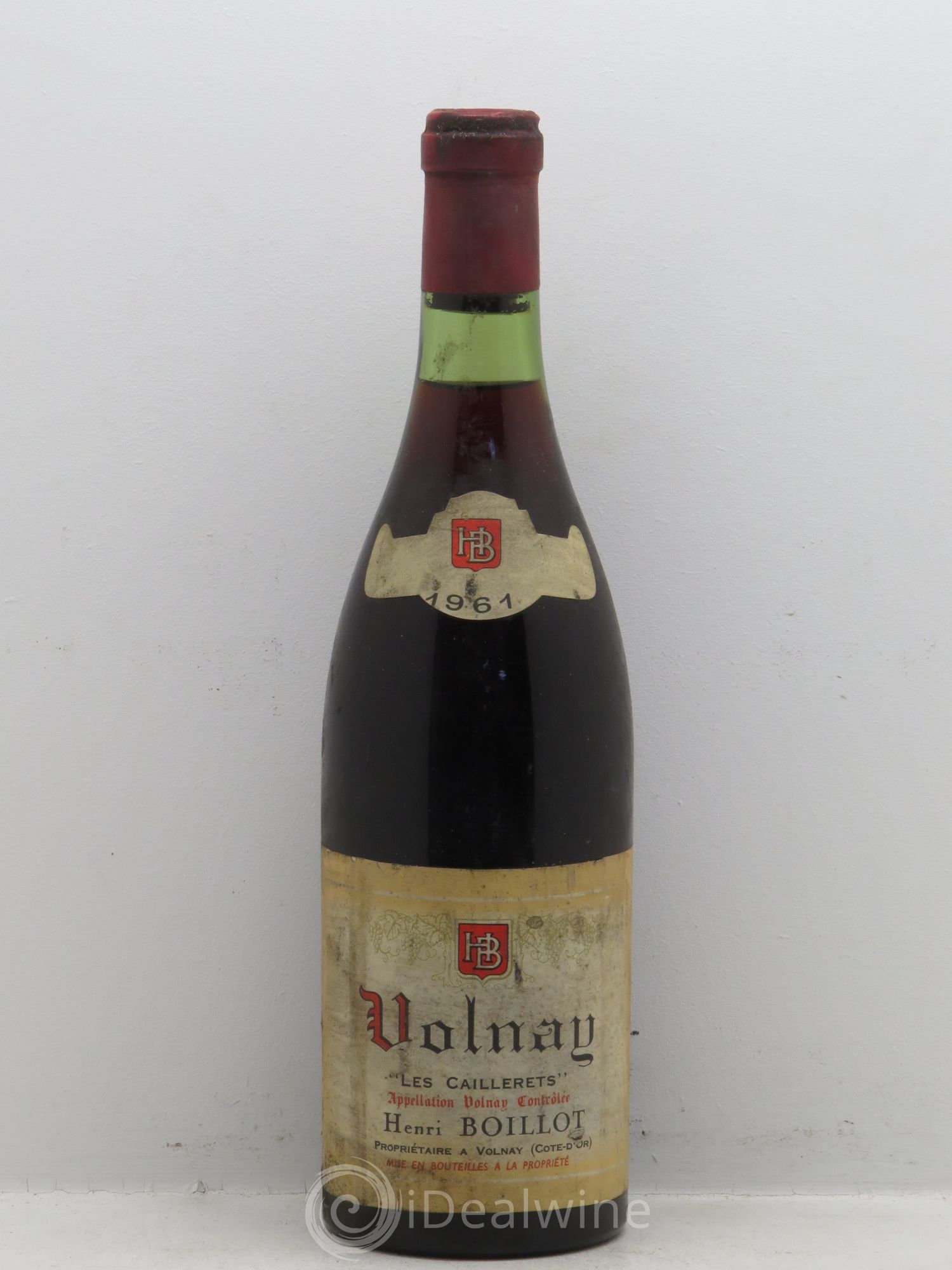 Volnay "les Caillerets" Henri Boillot 1961 - Posten von 1 Flasche - 0