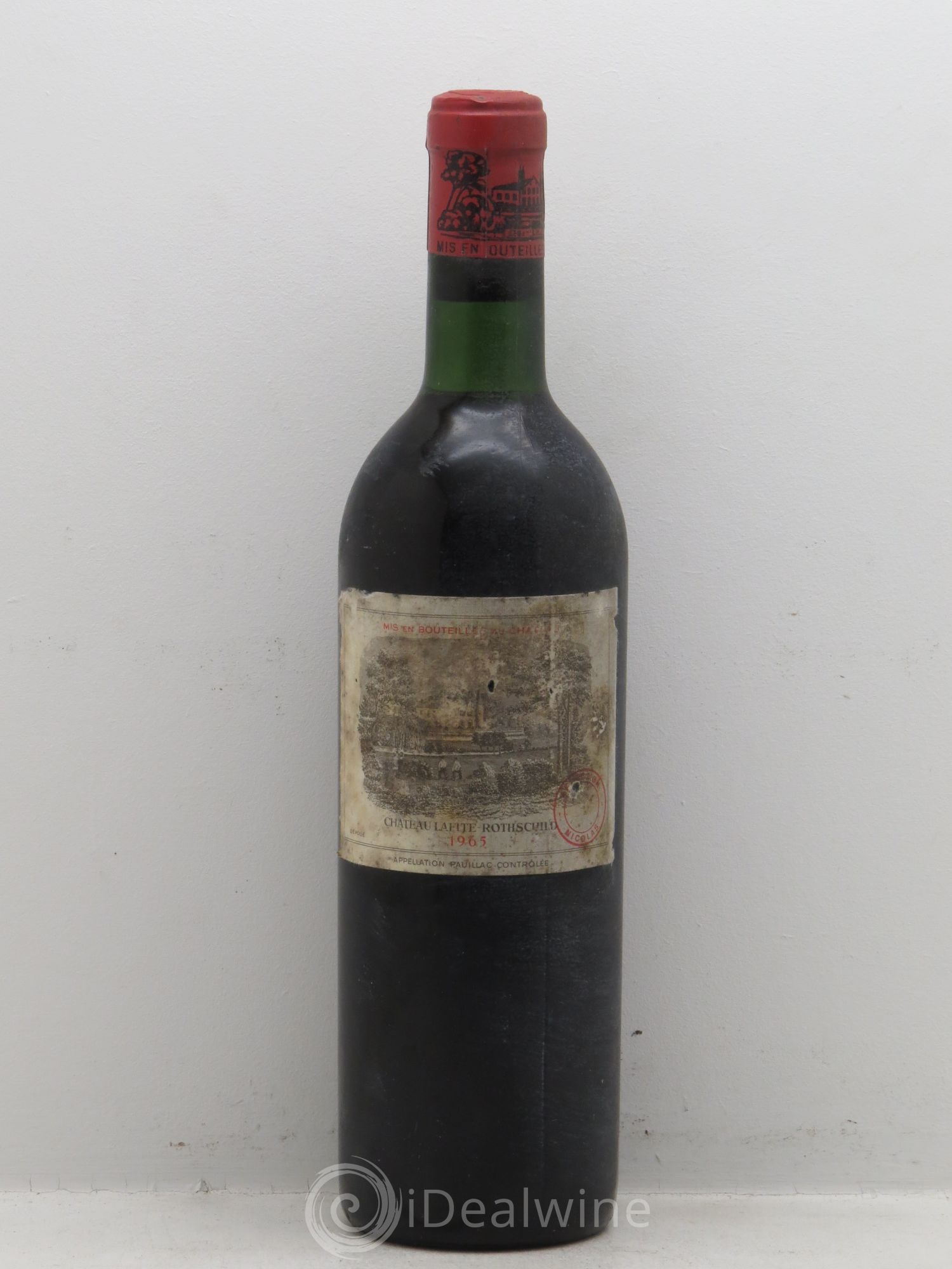 Château Lafite Rothschild 1er Grand Cru Classé 1965 - Lot de 1 bouteille - 0