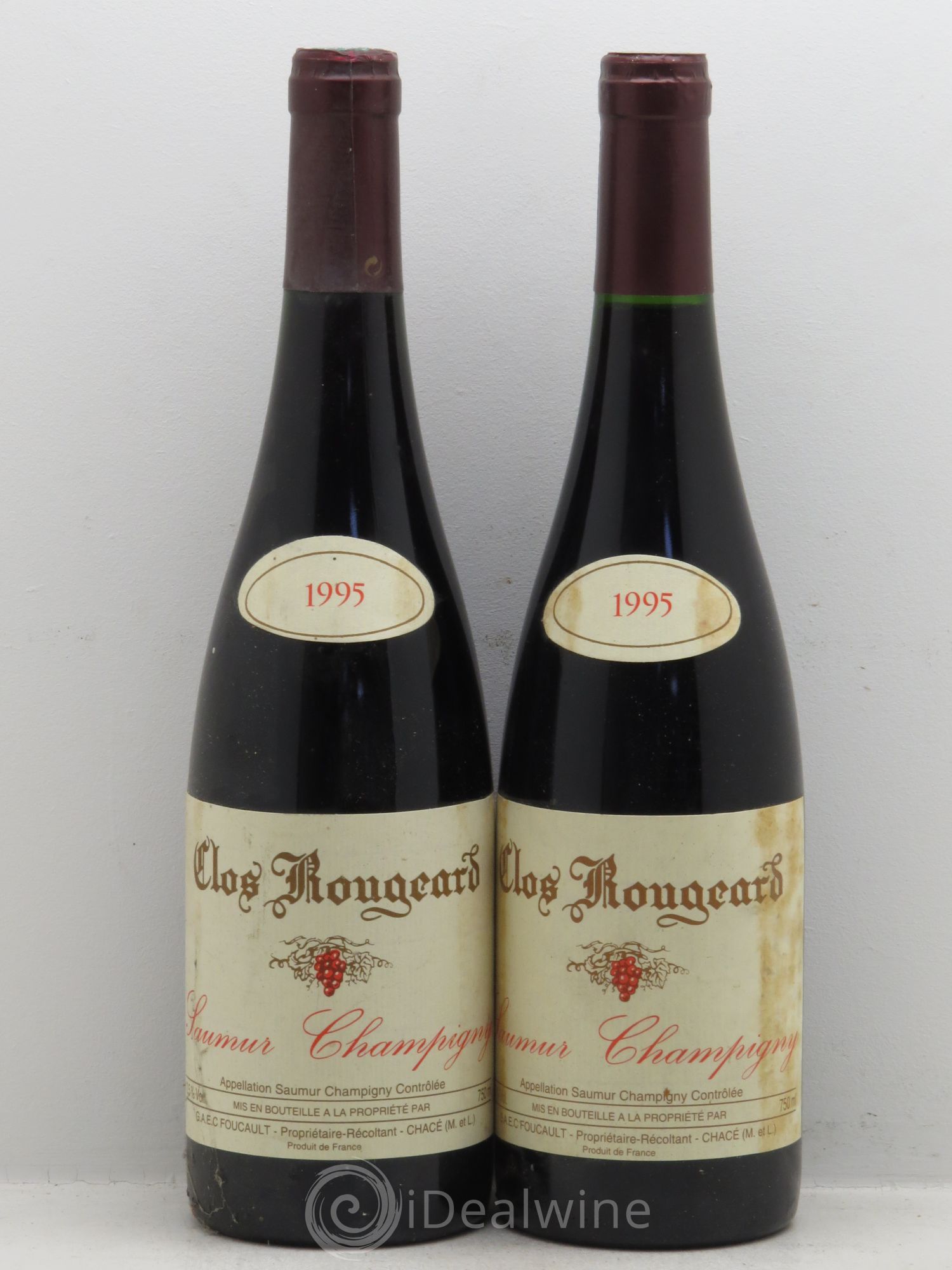 Saumur-Champigny Clos Rougeard 1995 - Lot de 2 bouteilles - 0