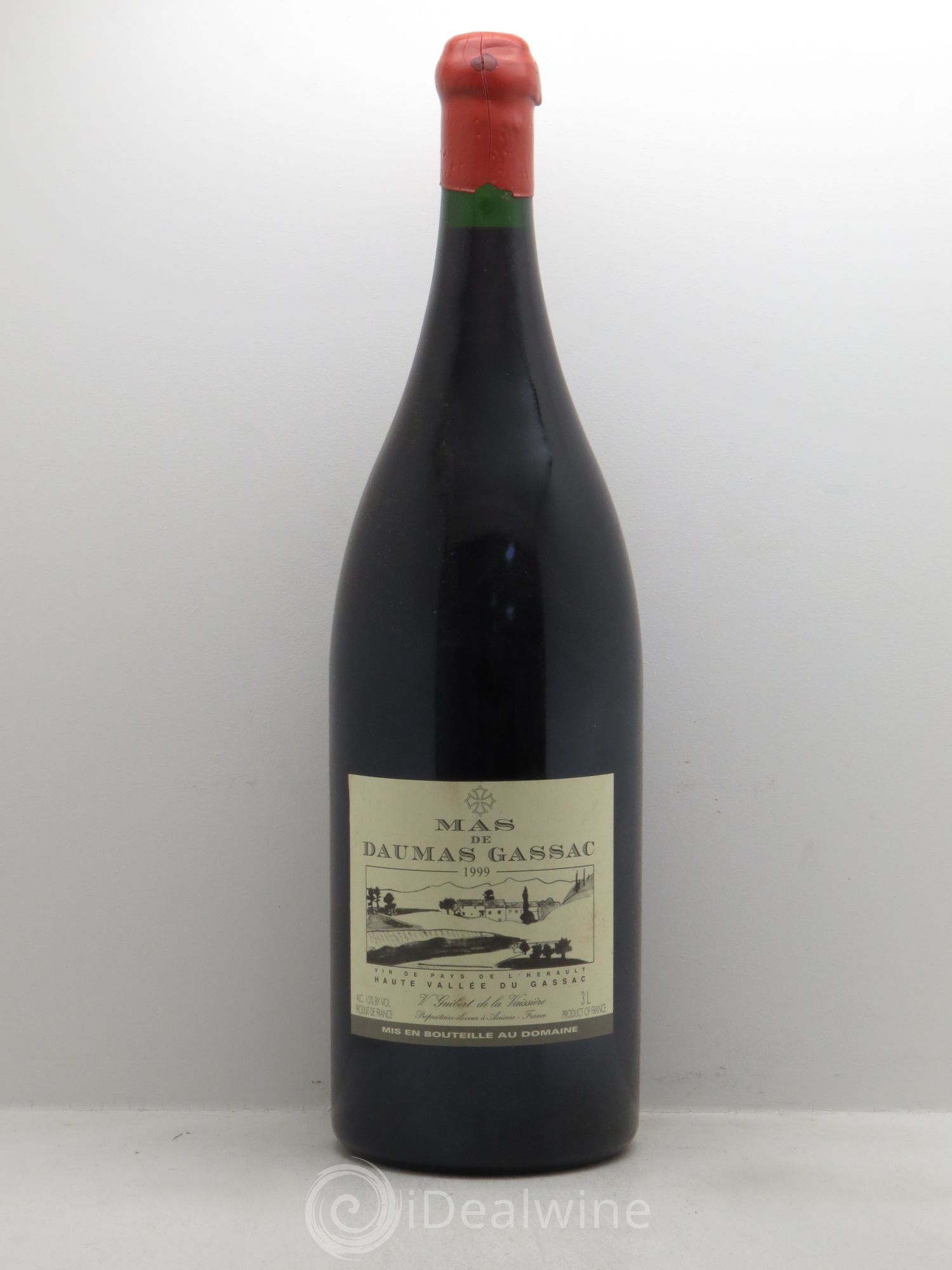 Saint-Guilhem-le-Désert - Cité d'Aniane Mas Daumas Gassac Famille Guibert de La Vaissière 1999 - Lot de 1 double magnum - 0