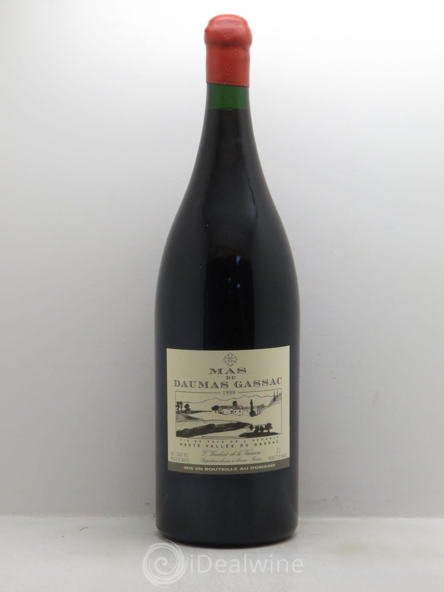 Saint-Guilhem-le-Désert - Cité d'Aniane Mas Daumas Gassac Famille Guibert de La Vaissière 1999 - Lot de 1 double magnum - 0