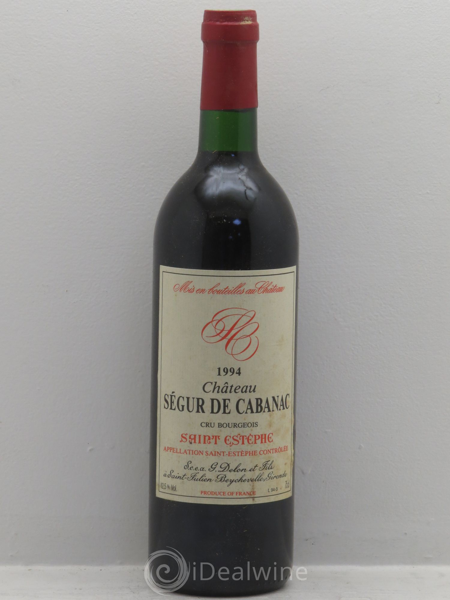 Château Ségur de Cabanac Cru Bourgeois 1994 - Lot de 12 bouteilles - 0