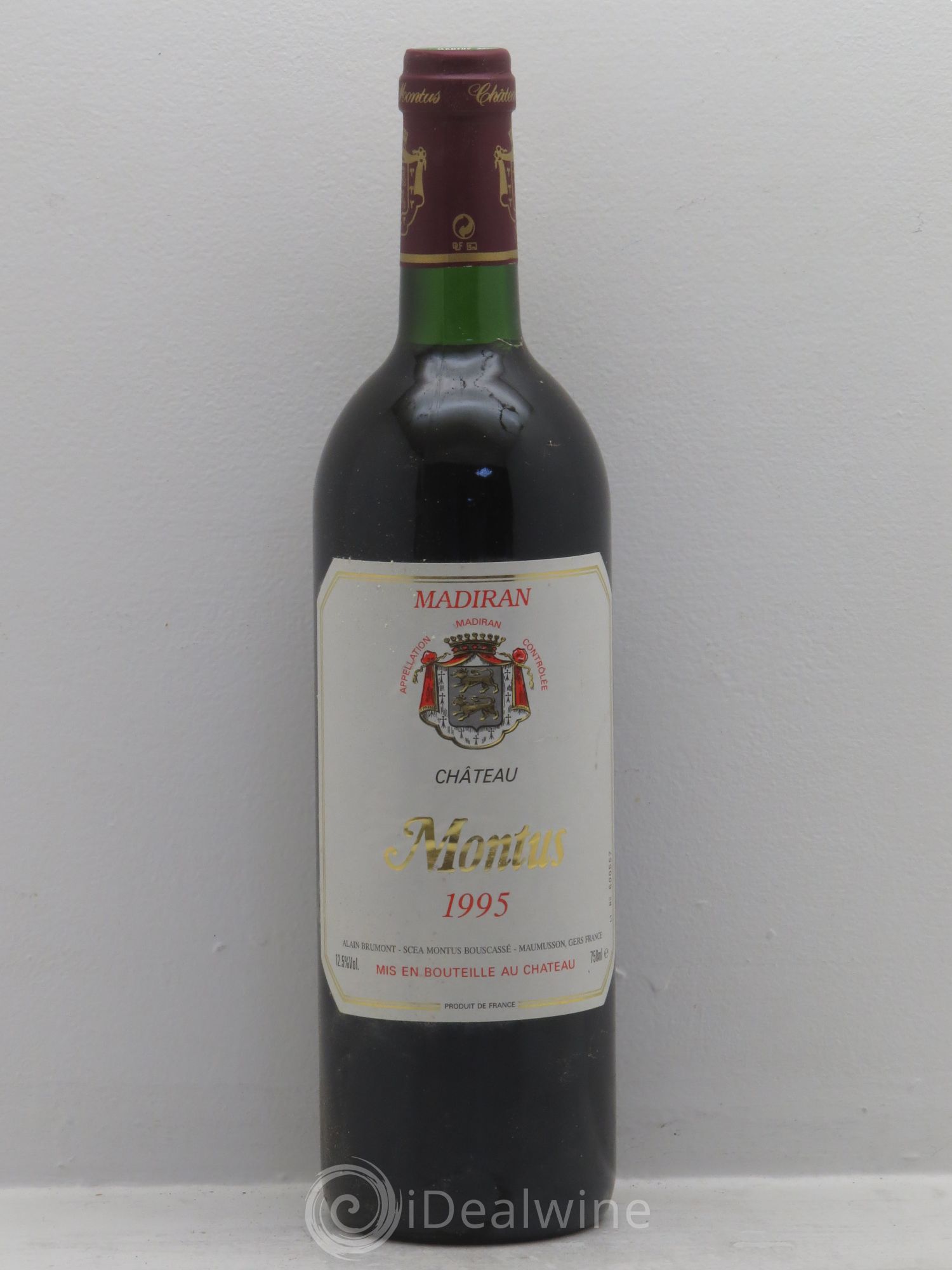 Madiran Château Montus Alain Brumont 1995 - Lot de 6 bouteilles - 0