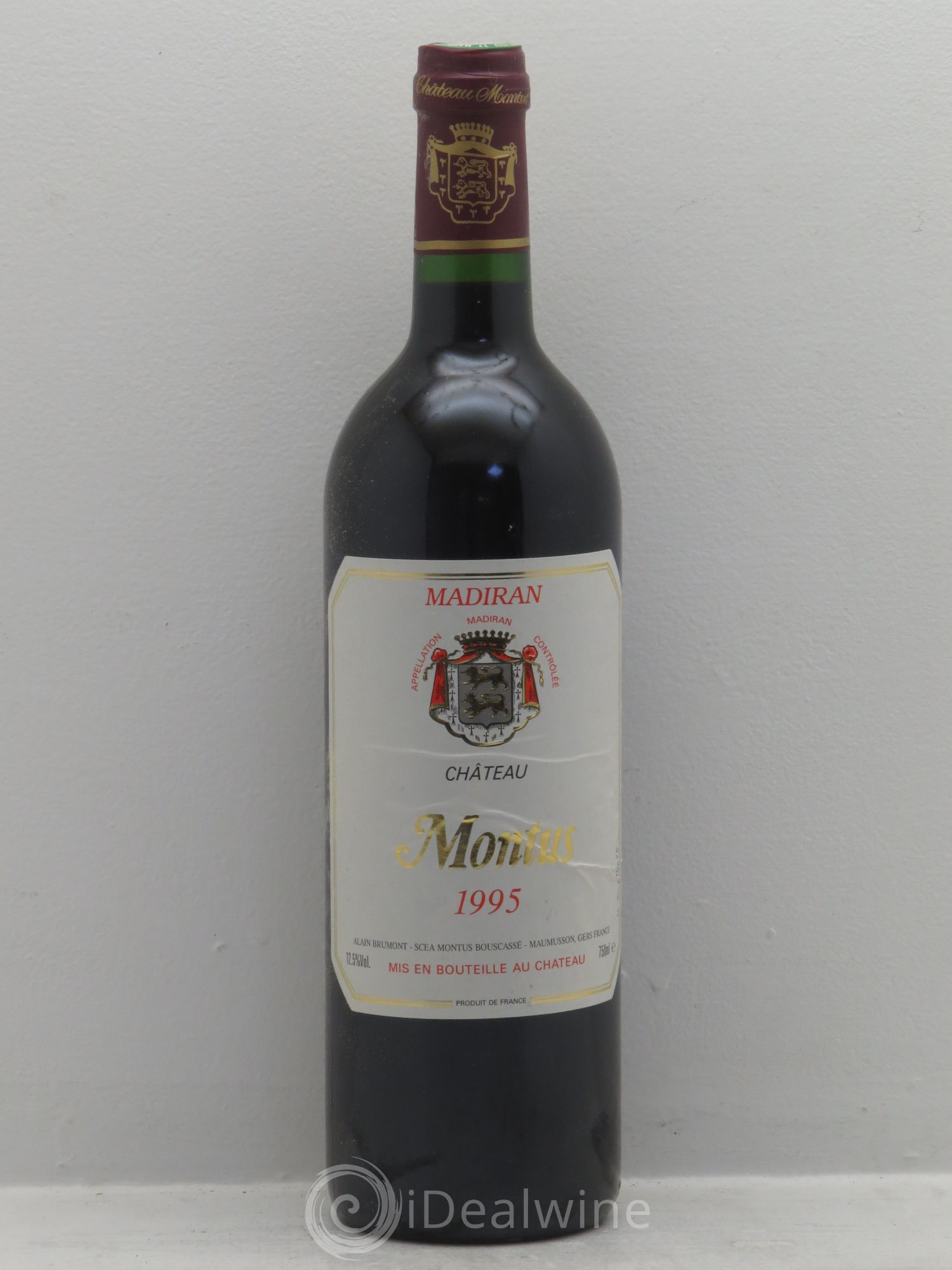 Madiran Château Montus Alain Brumont 1995 - Lot de 6 bouteilles - 0