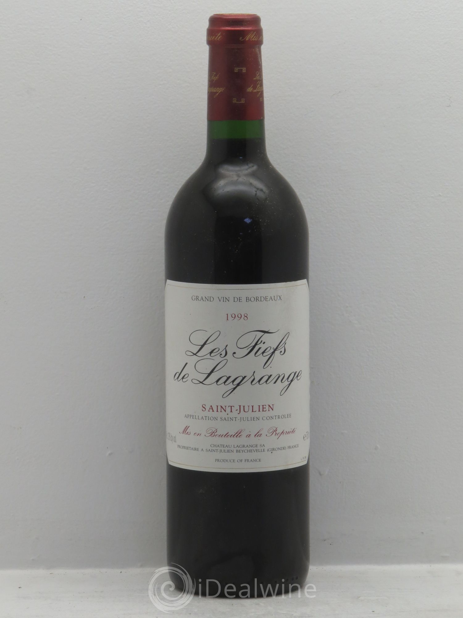 Les Fiefs de Lagrange Second Vin 1998 - Lot de 1 bouteille - 0