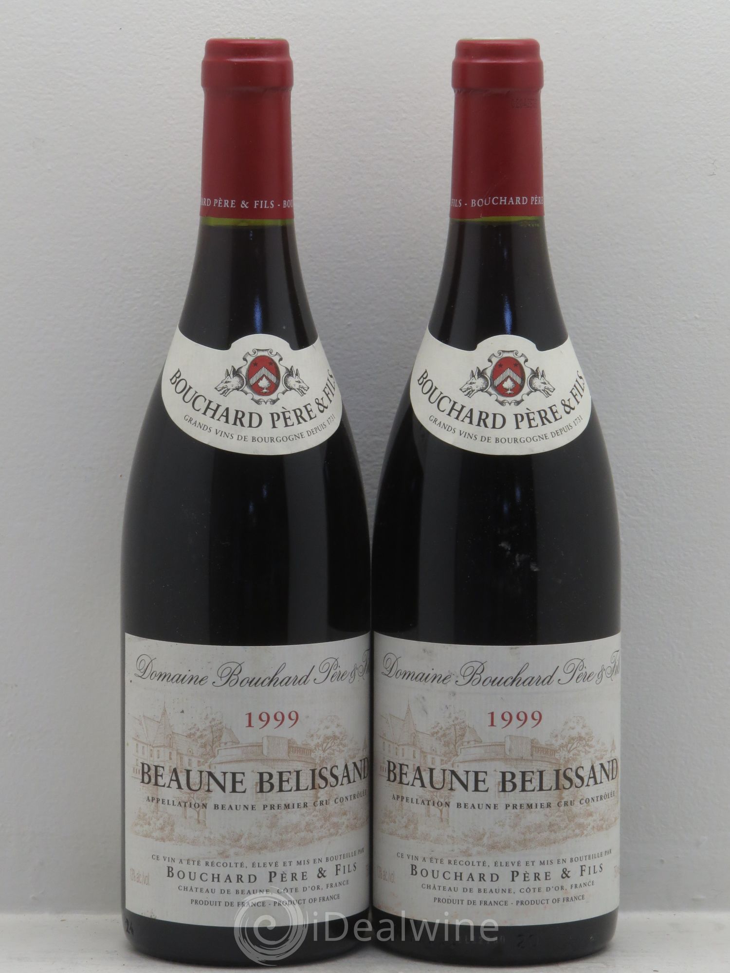Beaune 1er Cru Bouchard P&F 1999 - Lot de 2 bouteilles - 0