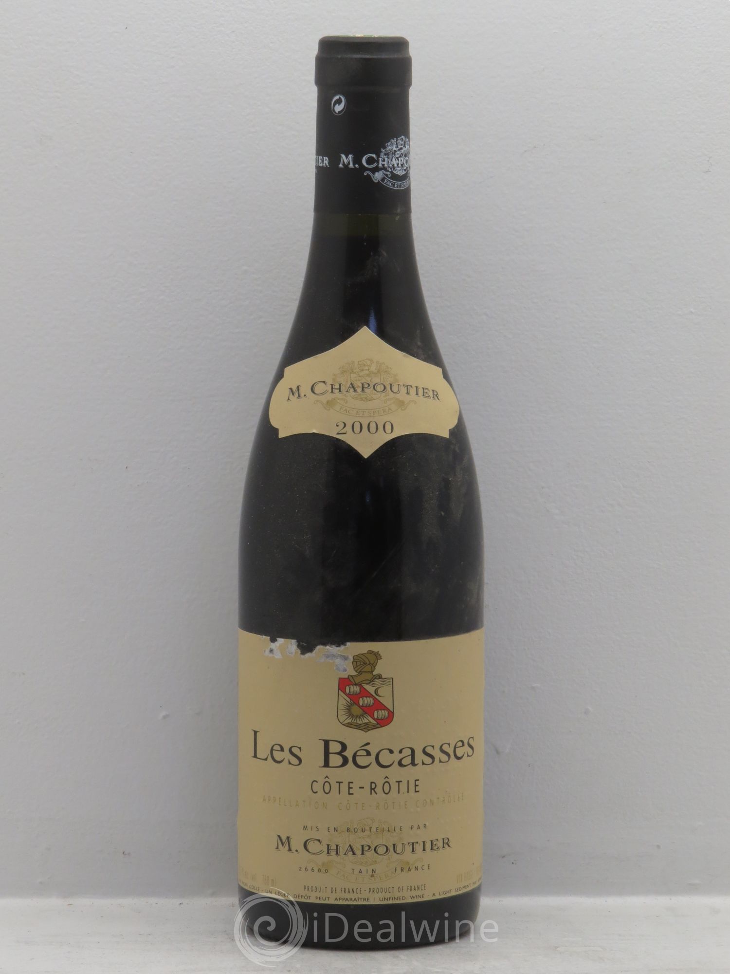 Côte-Rôtie Les Bécasses Chapoutier 2000 - Lot de 1 bouteille - 0