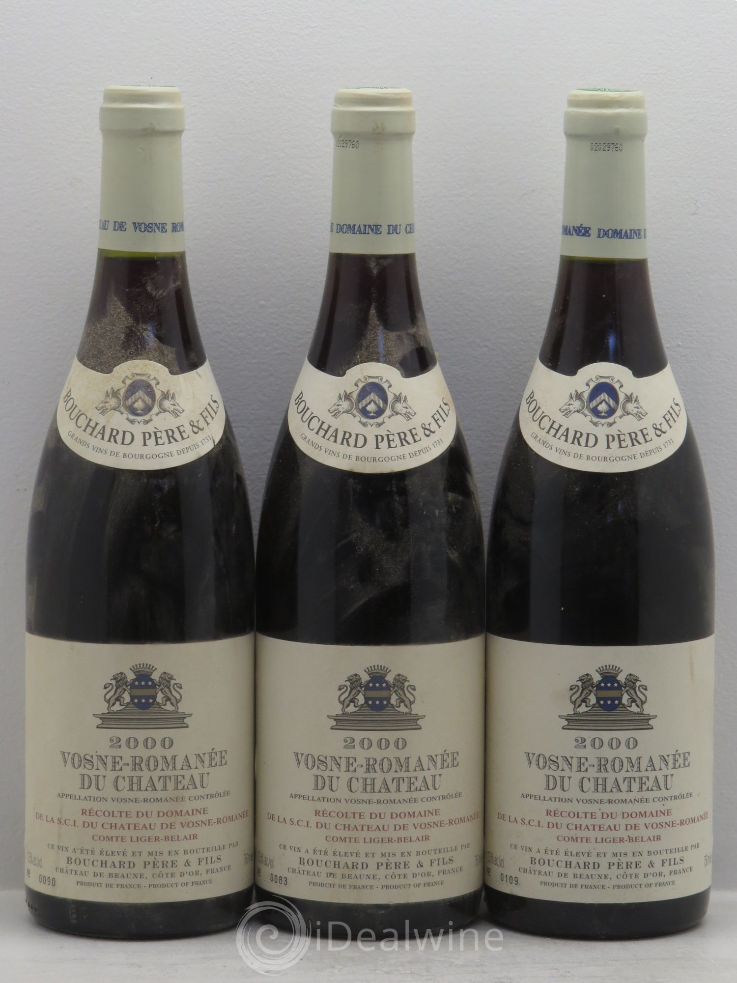 Vosne-Romanée Bouchard Père & Fils 2000 - Lot de 3 bouteilles - 0