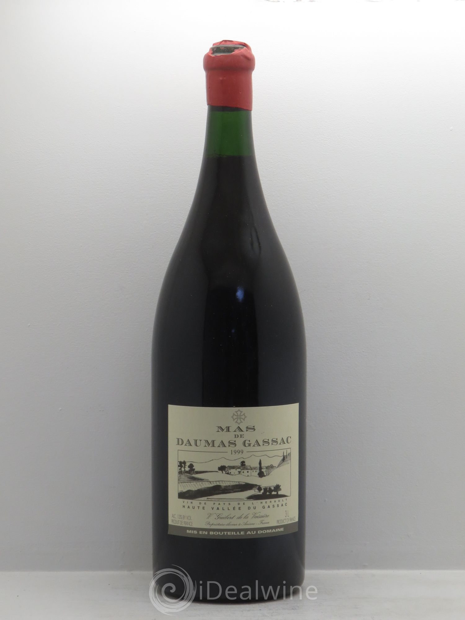 Saint-Guilhem-le-Désert - Cité d'Aniane Mas Daumas Gassac Famille Guibert de La Vaissière 1999 - Lot de 1 double magnum - 0