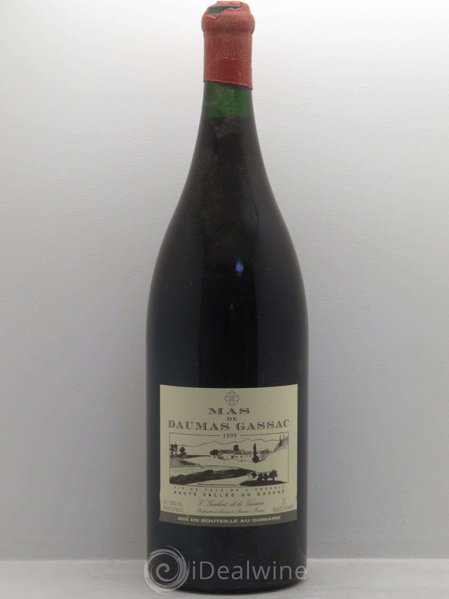 Saint-Guilhem-le-Désert - Cité d'Aniane Mas Daumas Gassac Famille Guibert de La Vaissière 1999 - Lot de 1 double magnum - 0
