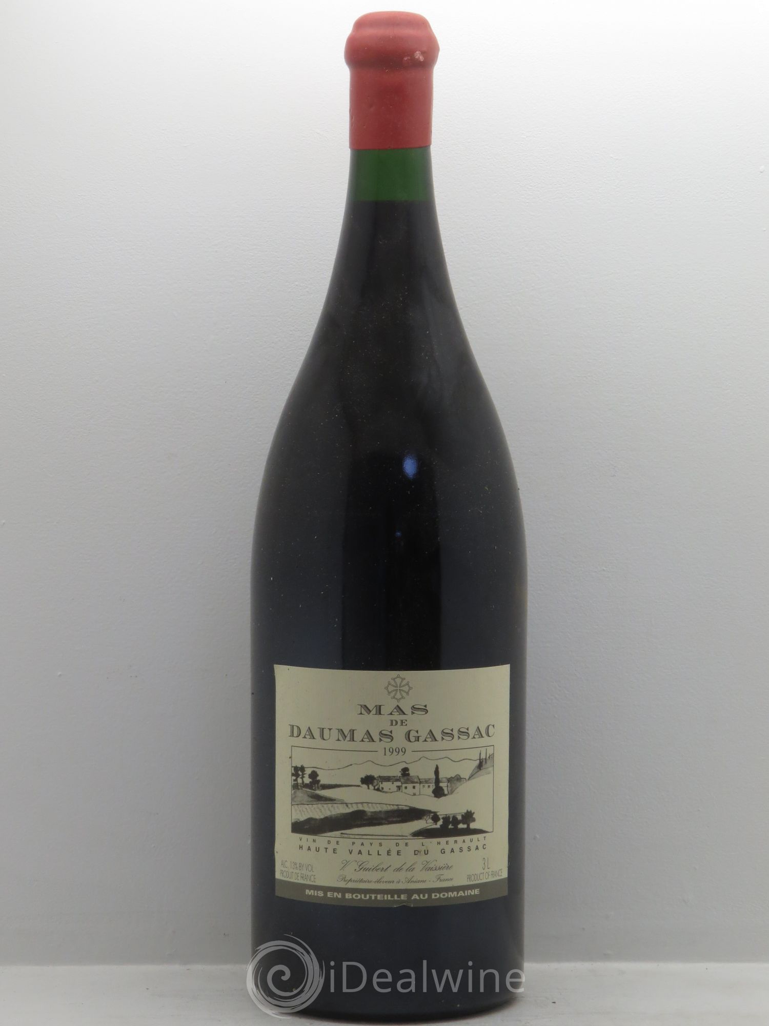 Saint-Guilhem-le-Désert - Cité d'Aniane Mas Daumas Gassac Famille Guibert de La Vaissière 1999 - Lot de 1 double magnum - 0
