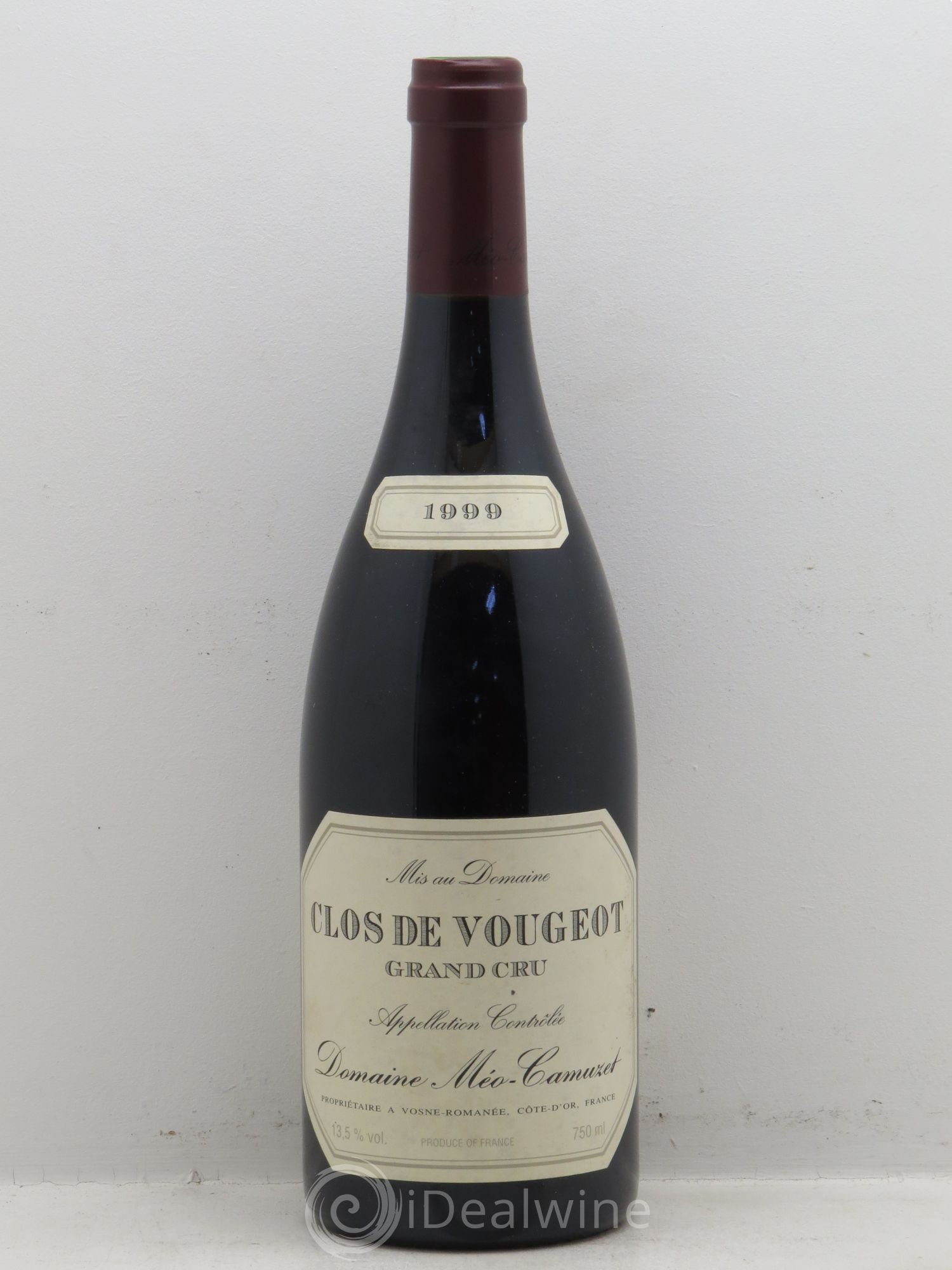 Clos de Vougeot Grand Cru Méo-Camuzet (Domaine) 1999 - Lot de 1 bouteille - 0