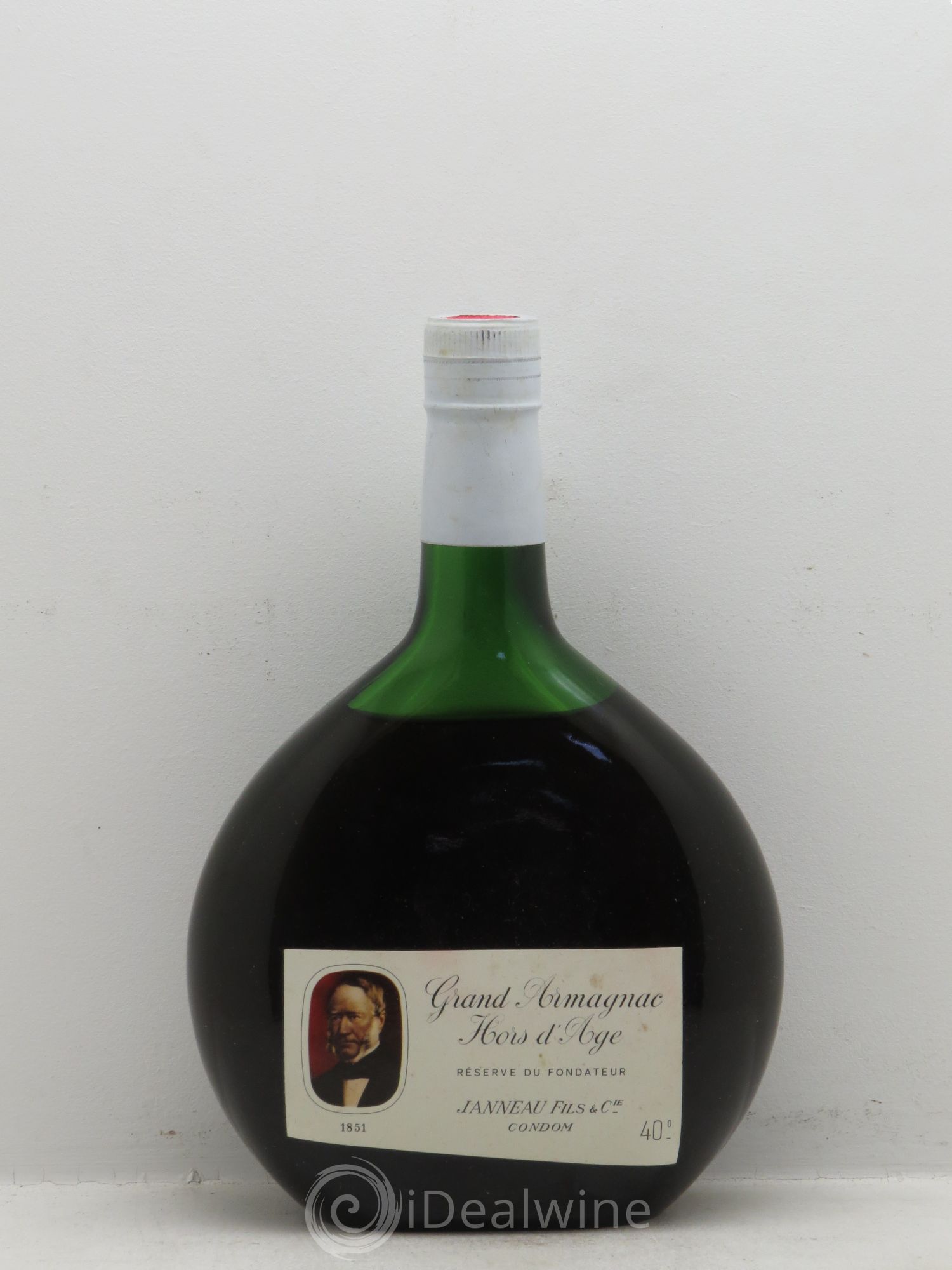 Armagnac Grand Armagnac Hors d'âge Janneau Réserve du fondateur 40° - Posten von 1 Demi-Flasche - 0