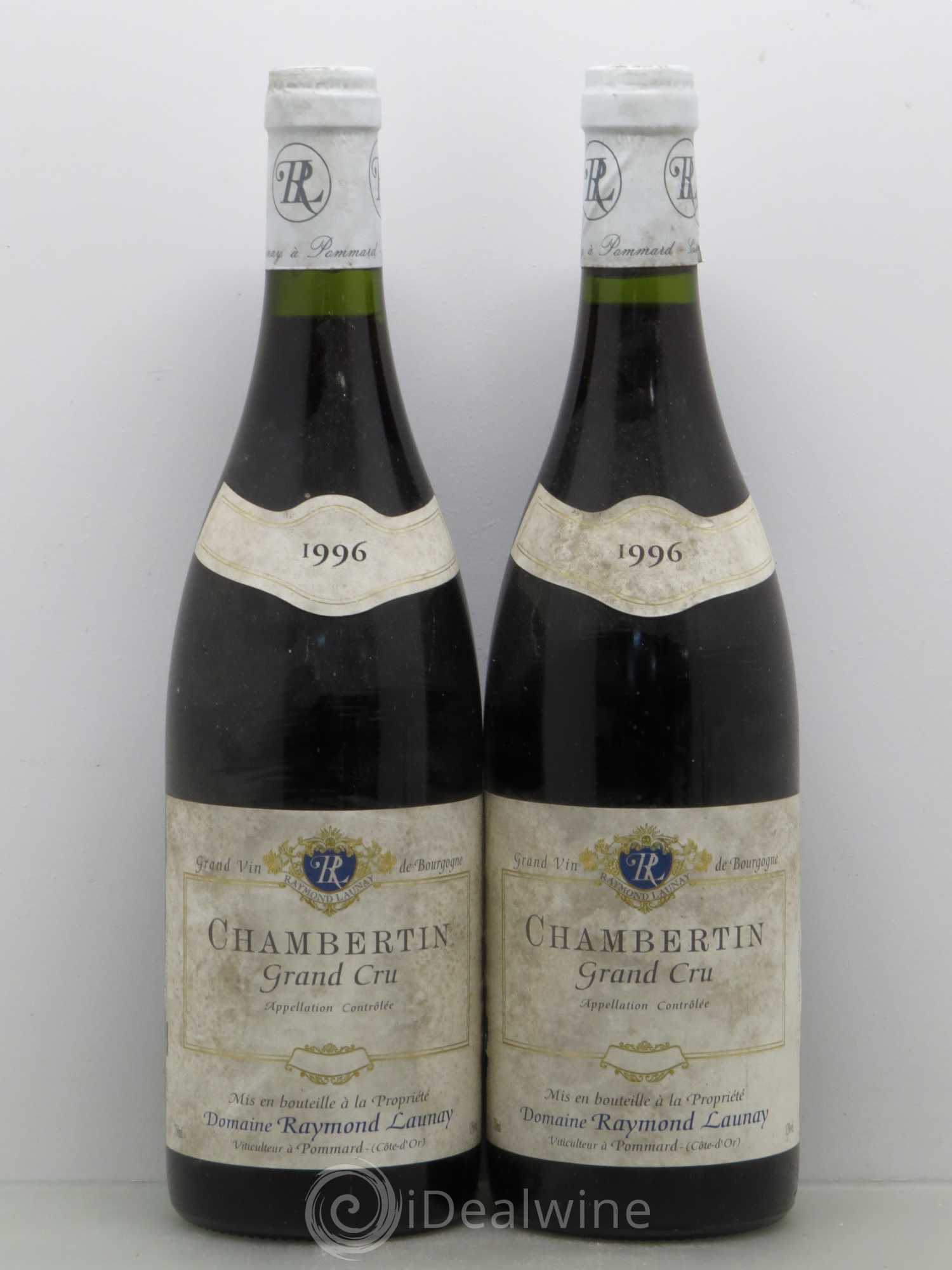Chambertin Grand Cru Raymond Launay 1996 - Lot de 2 bouteilles - 0