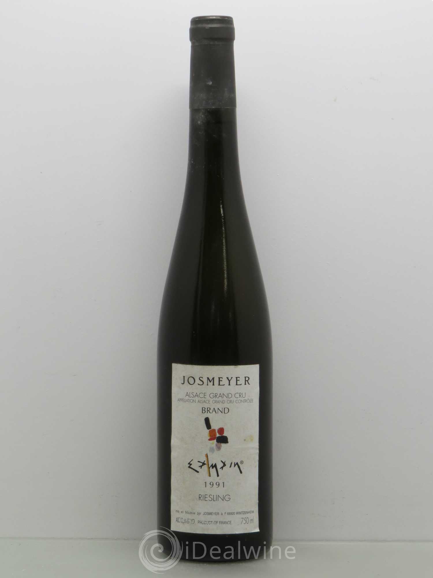 Alsace Alsace Grand Cru - Riesling Brand Josmeyer 1991 - Posten von 1 Flasche - 0
