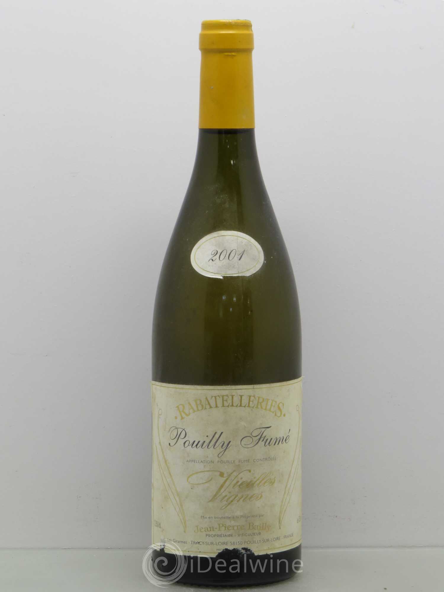 Pouilly-Fumé Rabatelleries Vieilles Vignes Jean Pierre Bailly (sans prix de réserve) 2001 - Posten von 1 Flasche - 0