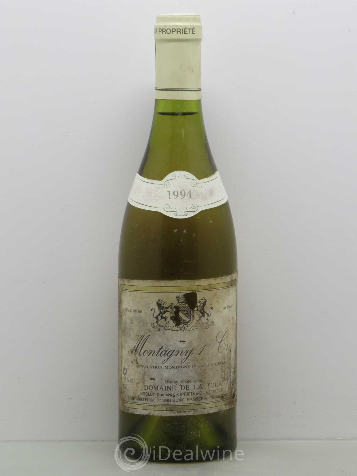 Montagny 1er Cru Domaine De La Tour 1994 - Posten von 1 Flasche - 0