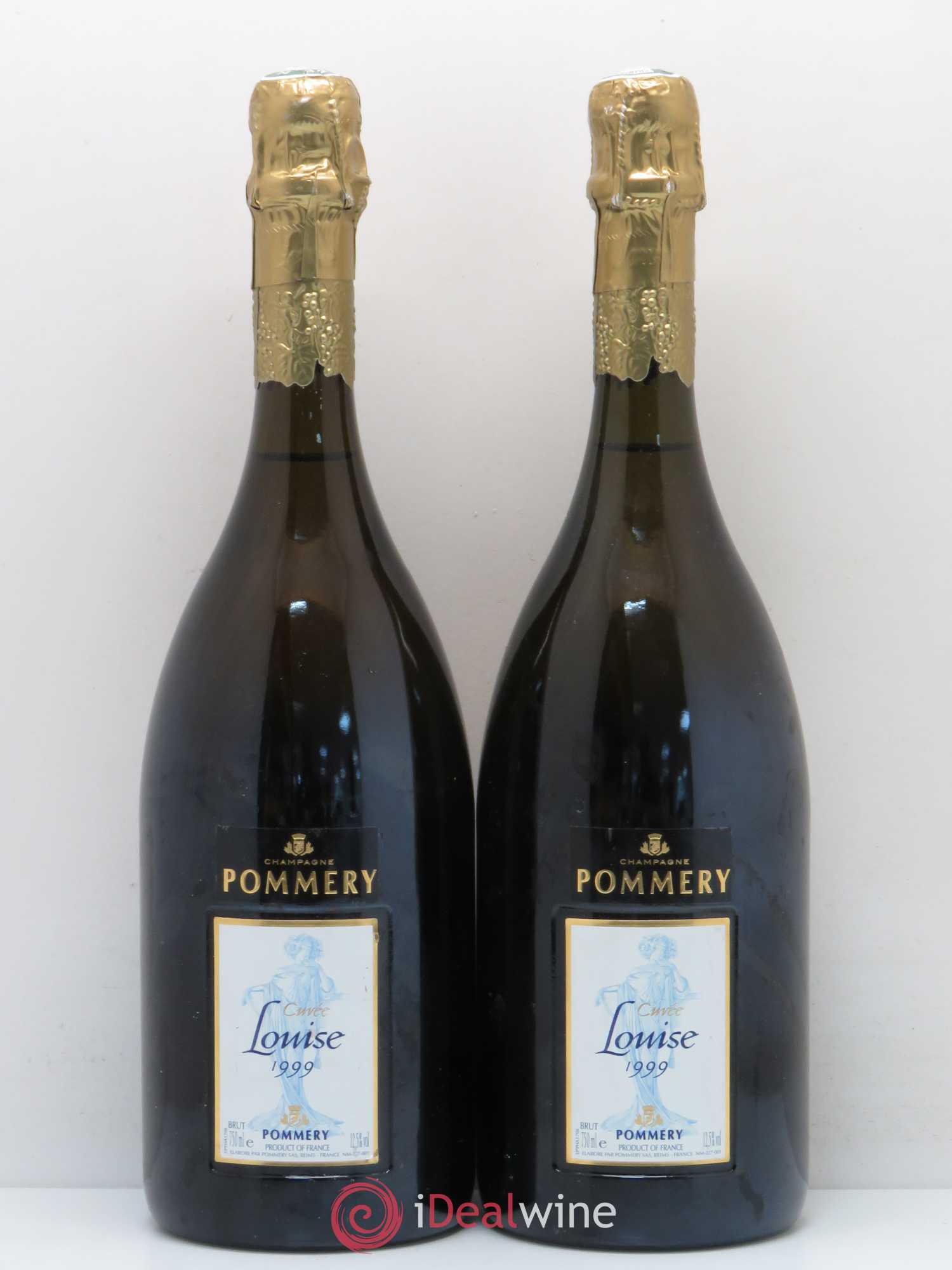 Cuvée Louise Pommery 1999 - Lot de 2 bouteilles - 0