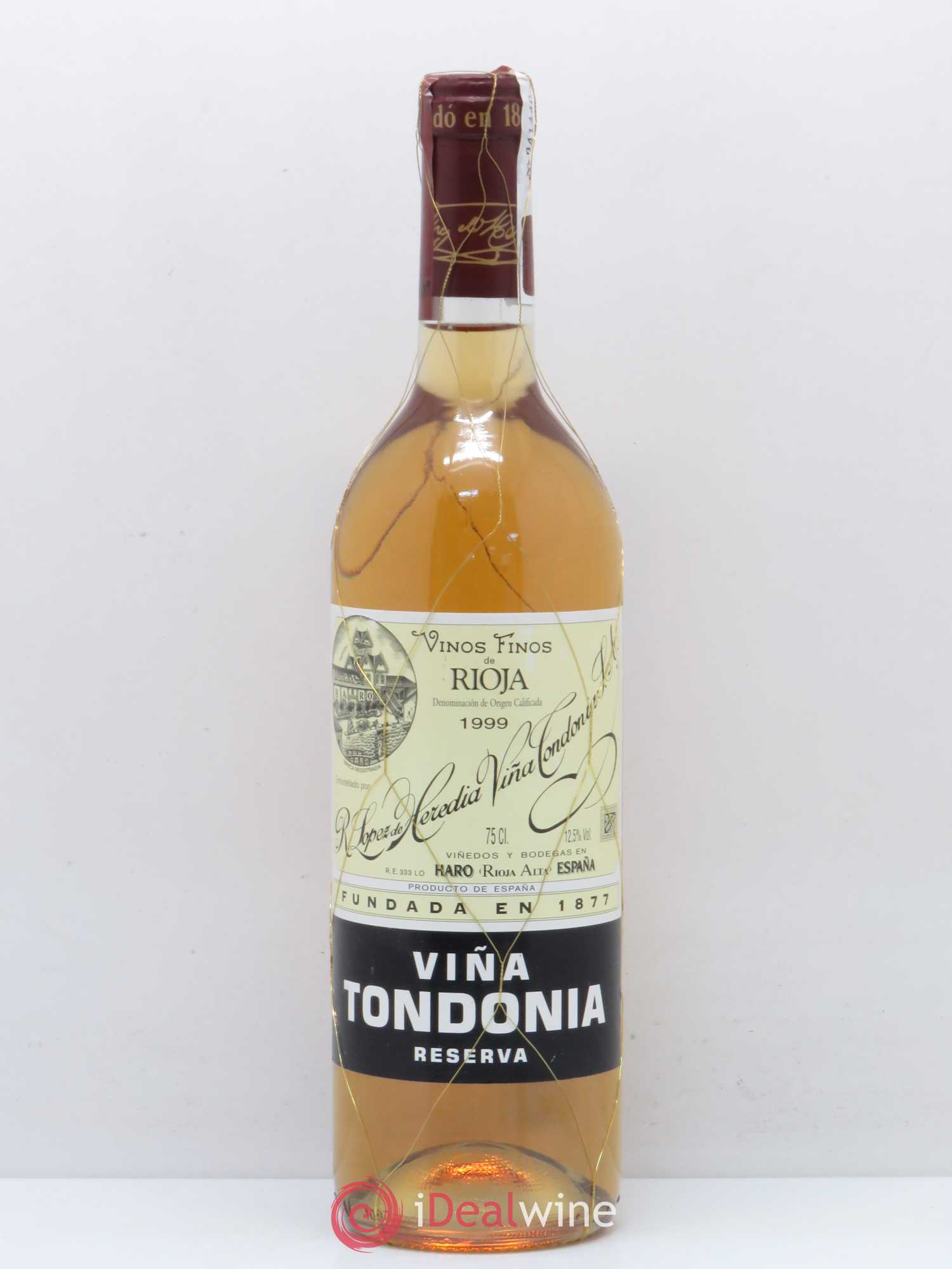 Rioja DOCA Vina Tondonia Reserva Lopez De Heredia 1999 - Posten von 1 Flasche - 0