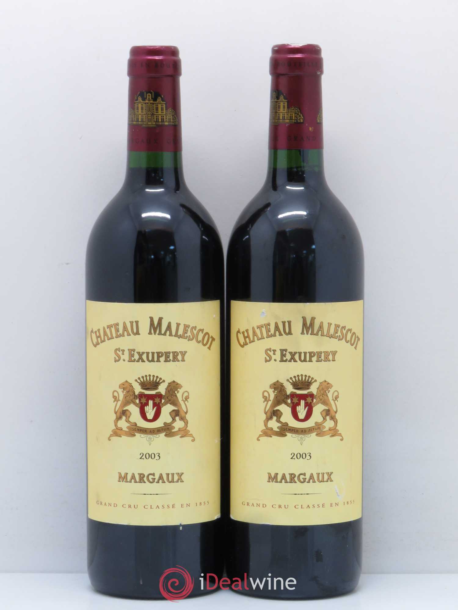 Château Malescot Saint-Exupéry 3ème Grand Cru Classé 2003 - Lot de 2 bouteilles - 0