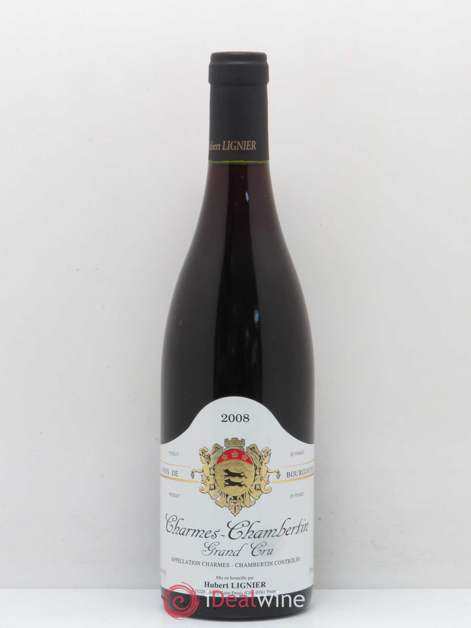 Charmes-Chambertin Grand Cru Hubert Lignier (Domaine) 2008 - Lot de 1 bouteille - 0