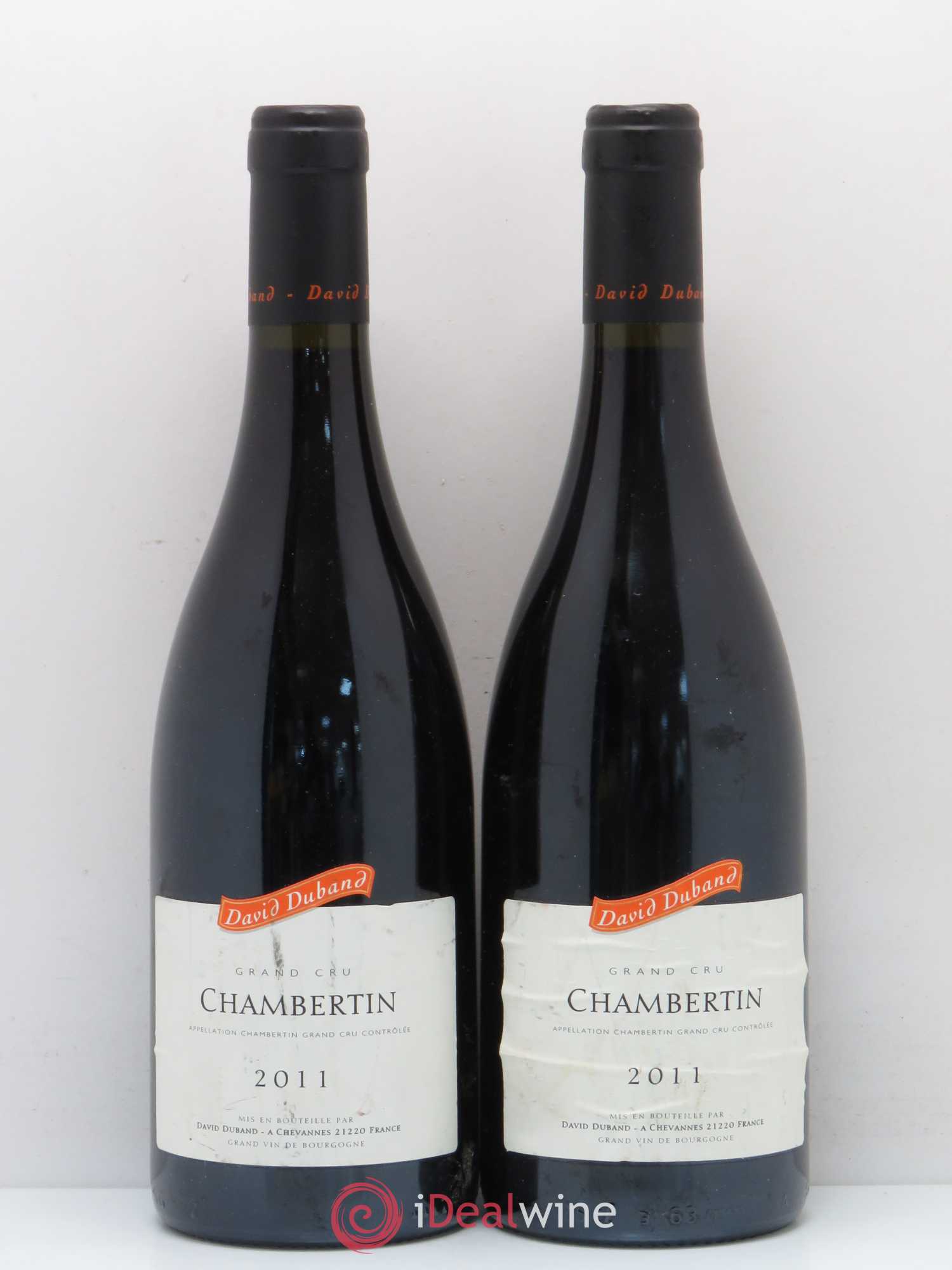 Chambertin Grand Cru David Duband (Domaine) 2011 - Lot de 2 bouteilles - 0